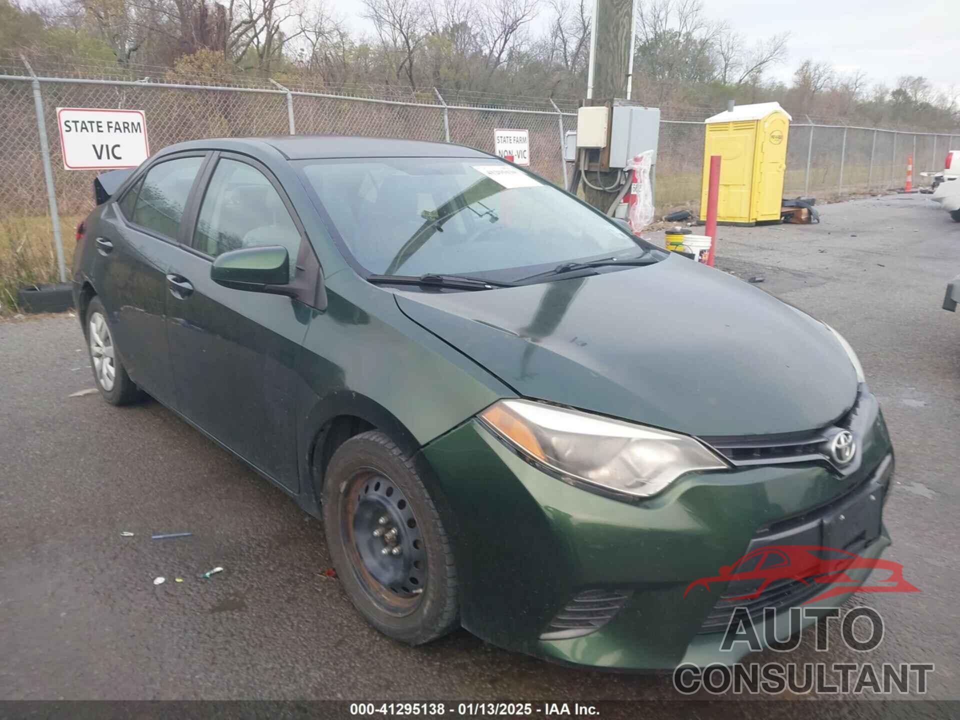 TOYOTA COROLLA 2015 - 2T1BURHE1FC313252