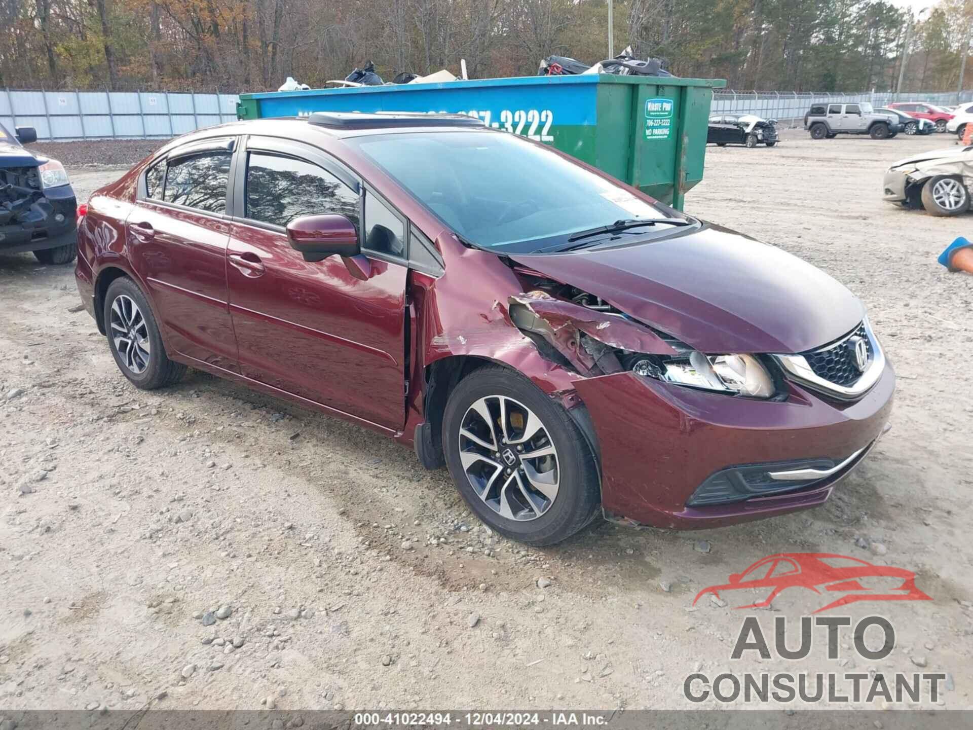 HONDA CIVIC 2014 - 19XFB2F8XEE006058