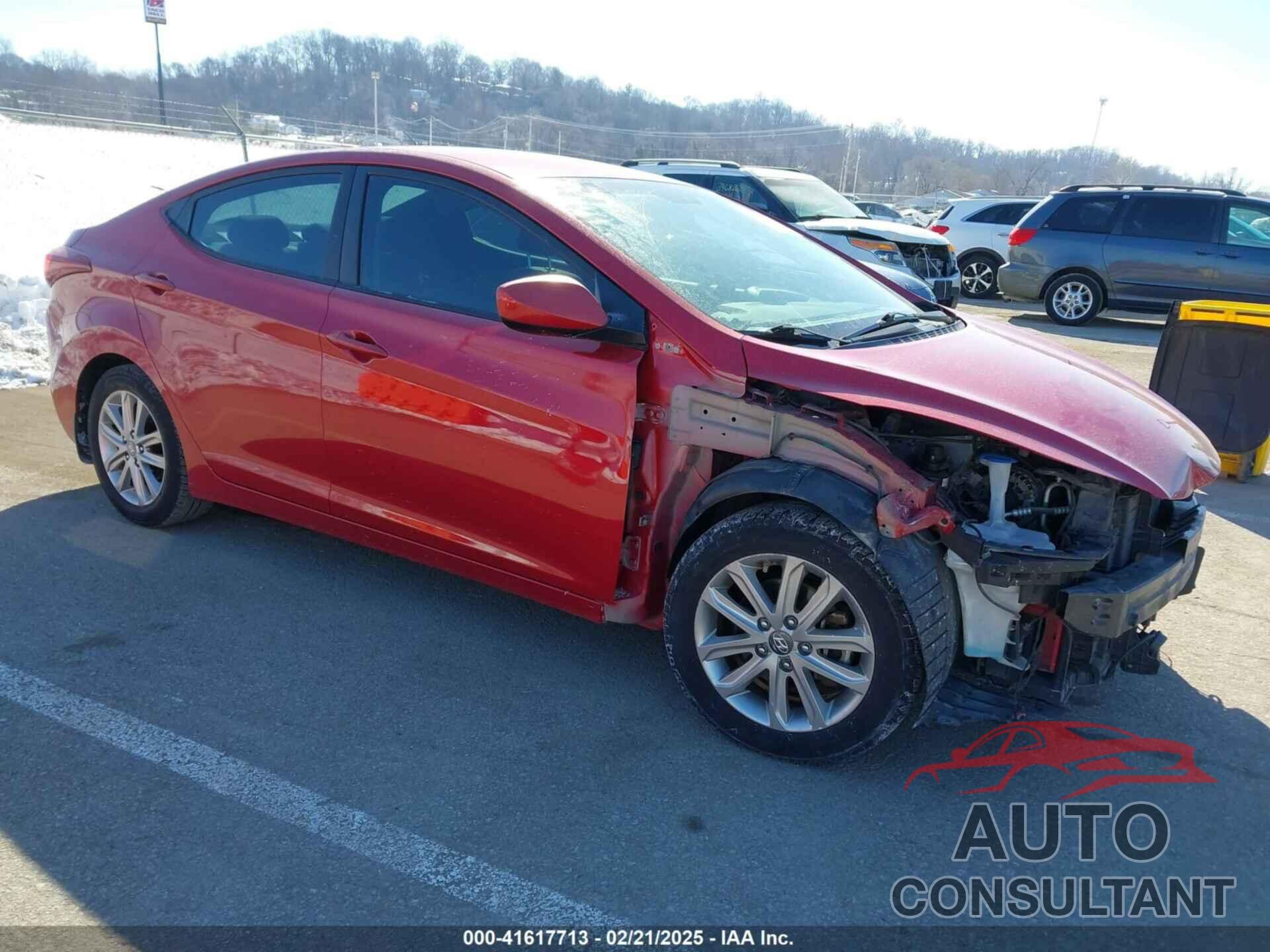 HYUNDAI ELANTRA 2014 - KMHDH4AE0EU183732
