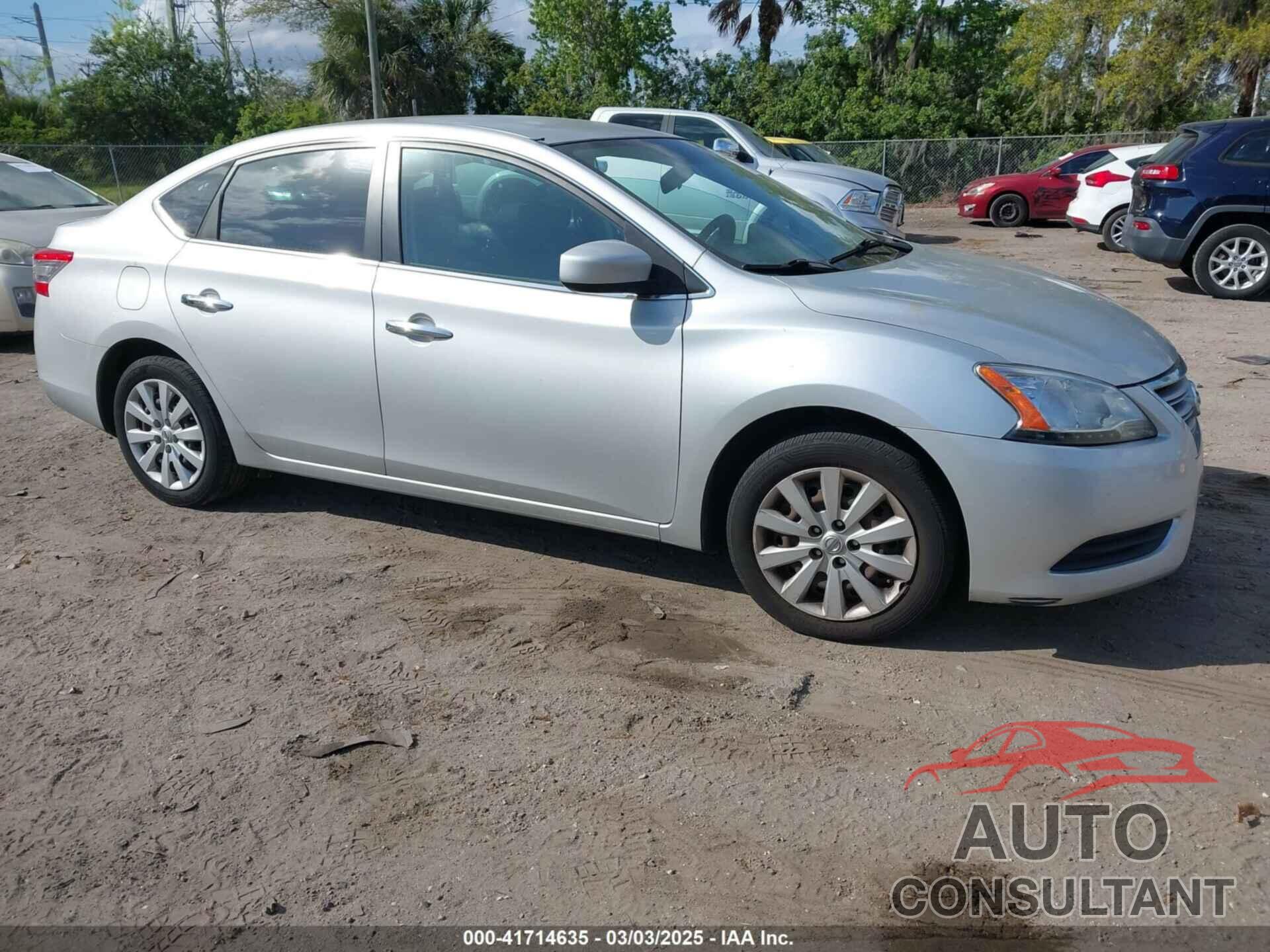 NISSAN SENTRA 2013 - 1N4AB7AP3DN903132