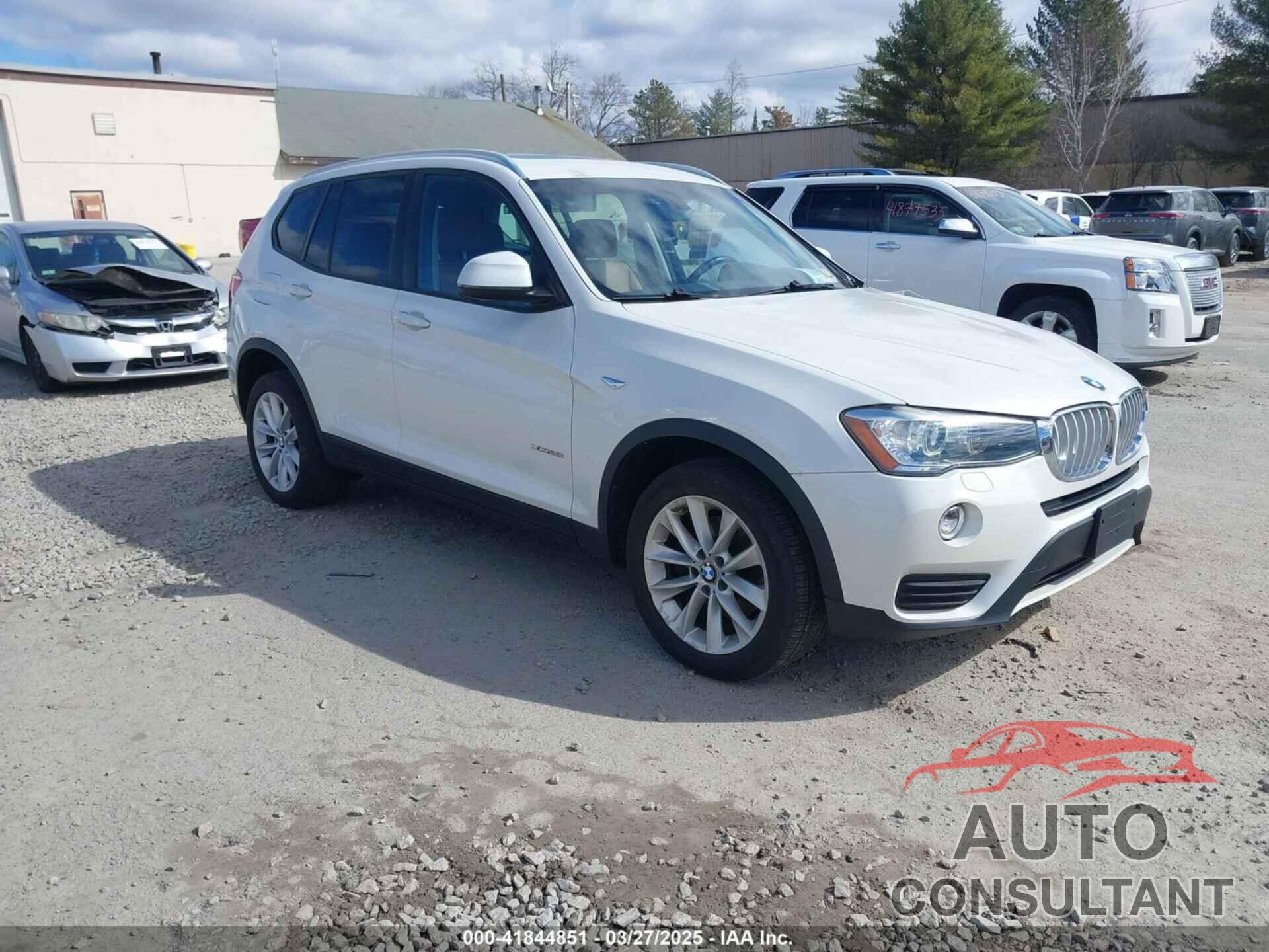 BMW X3 2016 - 5UXWX9C54G0D75080