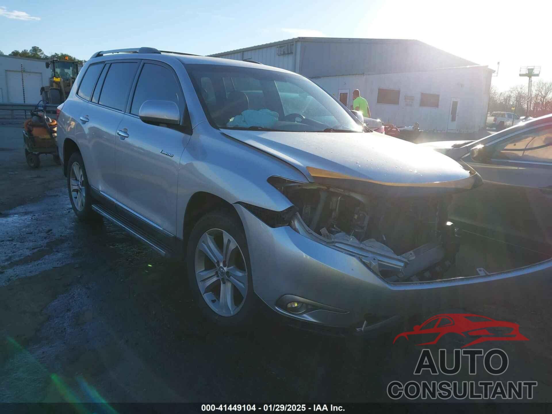 TOYOTA HIGHLANDER 2013 - 5TDDK3EH2DS186297