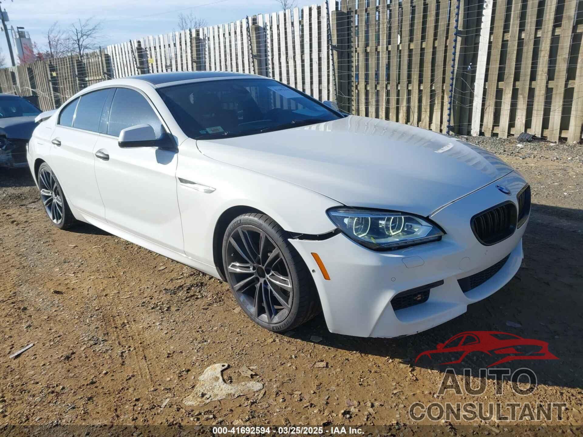 BMW 650I GRAN COUPE 2015 - WBA6B2C54FGB99173