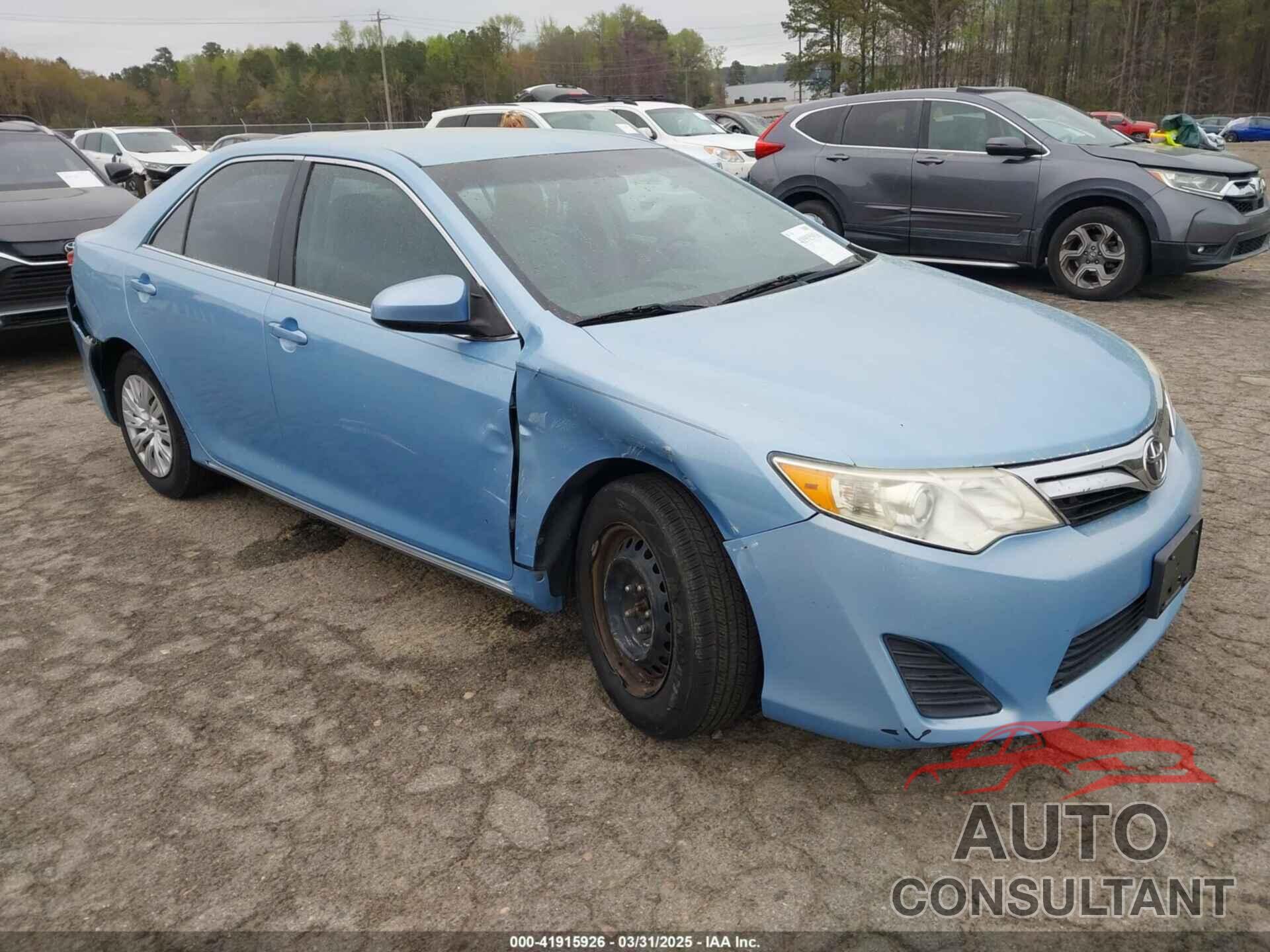 TOYOTA CAMRY 2012 - 4T4BF1FK3CR212203