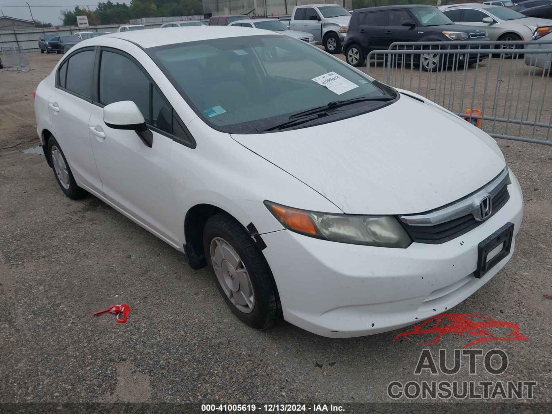 HONDA CIVIC 2012 - 2HGFB2F62CH517121