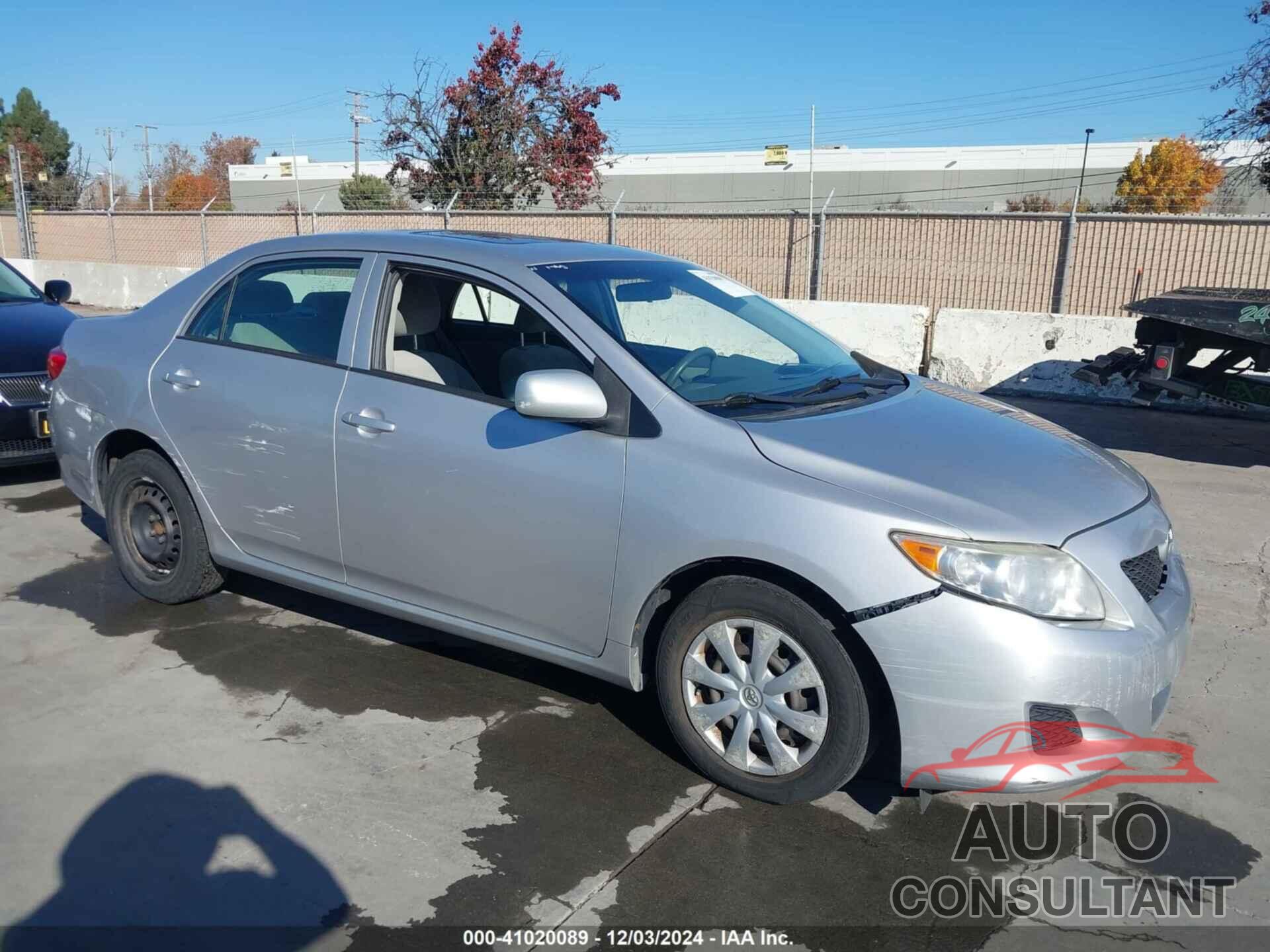 TOYOTA COROLLA 2009 - 2T1BU40EX9C154606