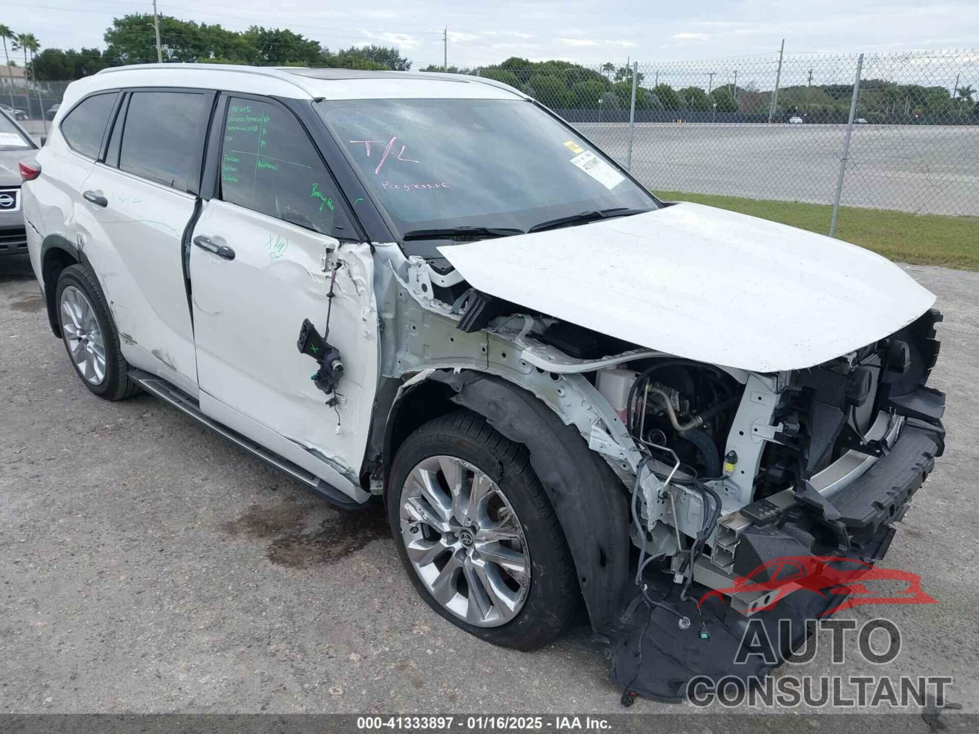 TOYOTA HIGHLANDER 2022 - 5TDYZRAH2NS122462