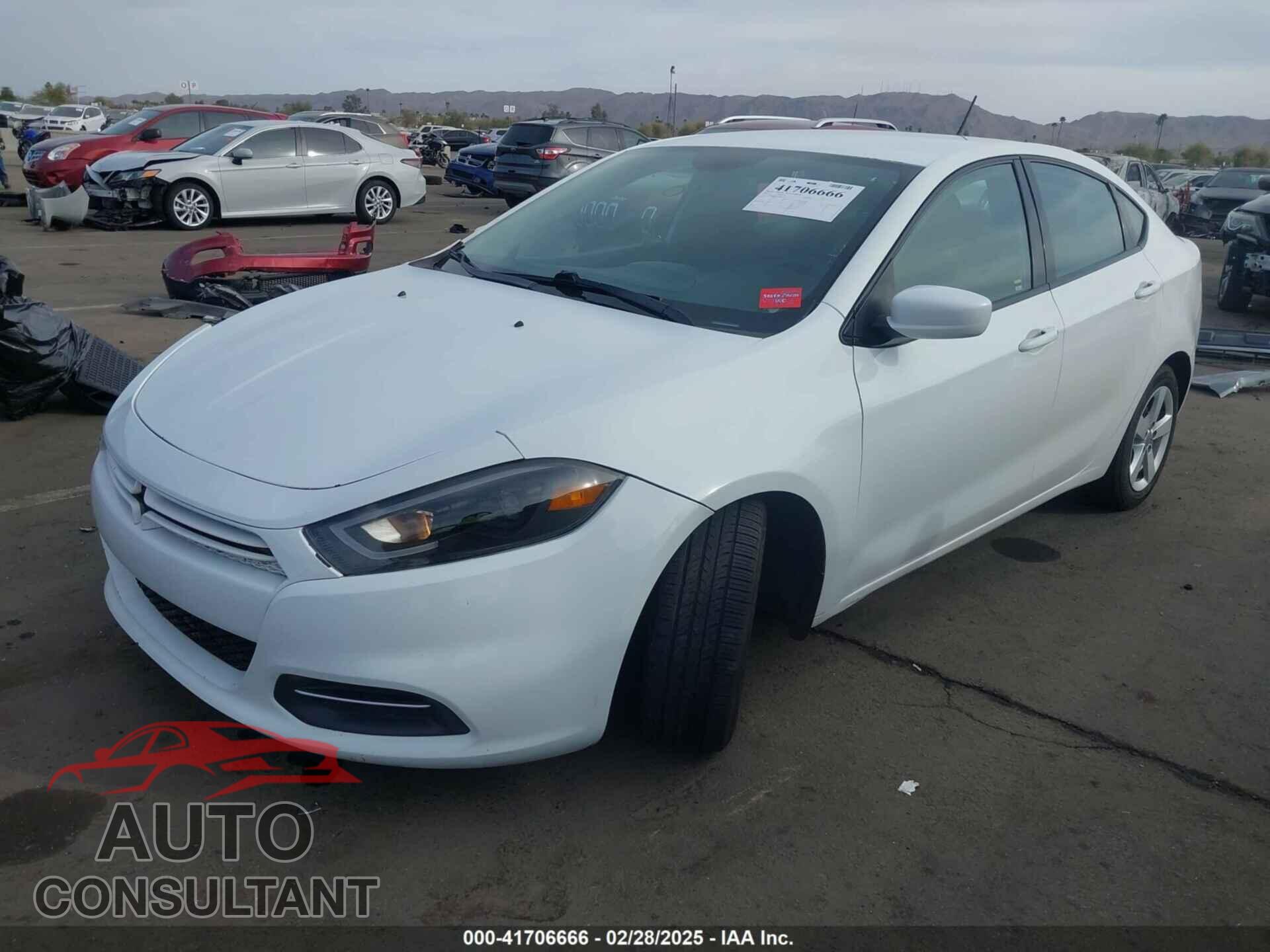 DODGE DART 2015 - 1C3CDFBB5FD281835