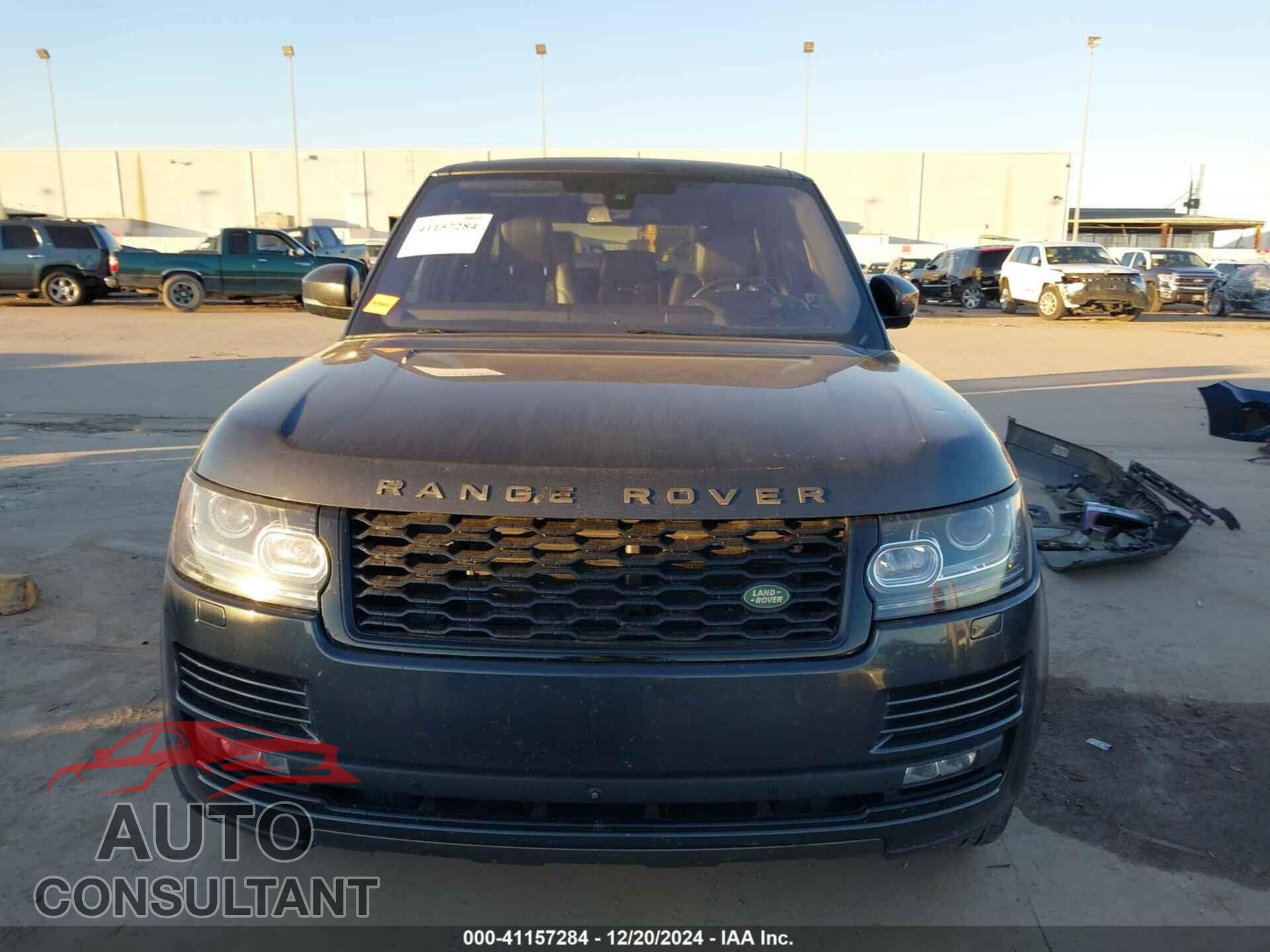 LAND ROVER RANGE ROVER 2016 - SALGS2KF3GA258256