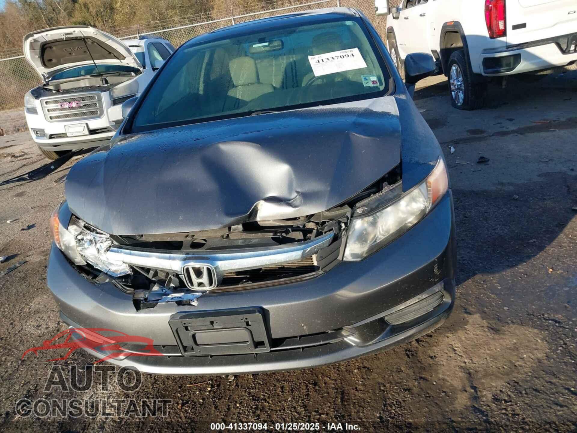 HONDA CIVIC 2012 - JHMFB2F84CS002516