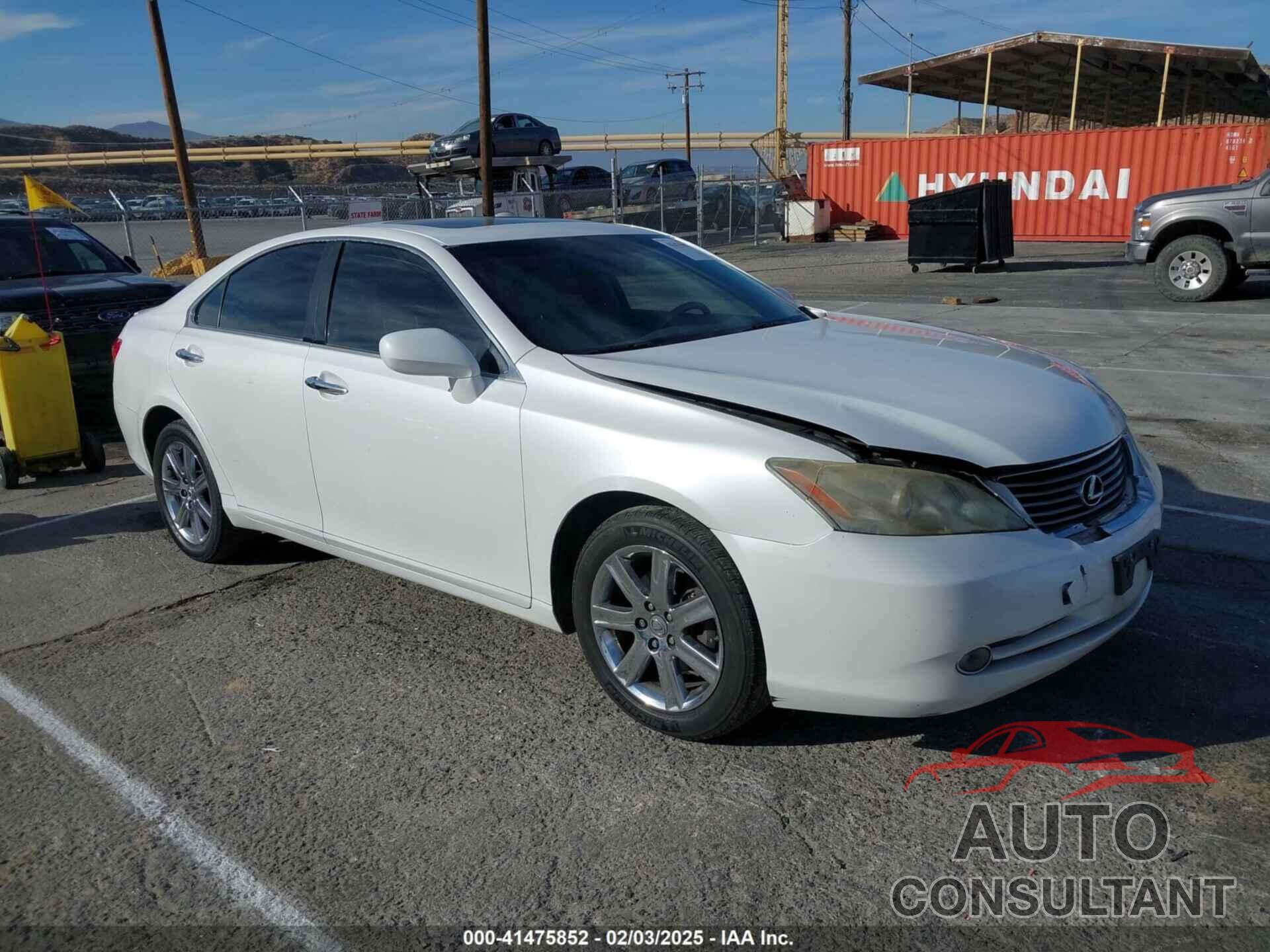 LEXUS ES 350 2009 - JTHBJ46G192306769