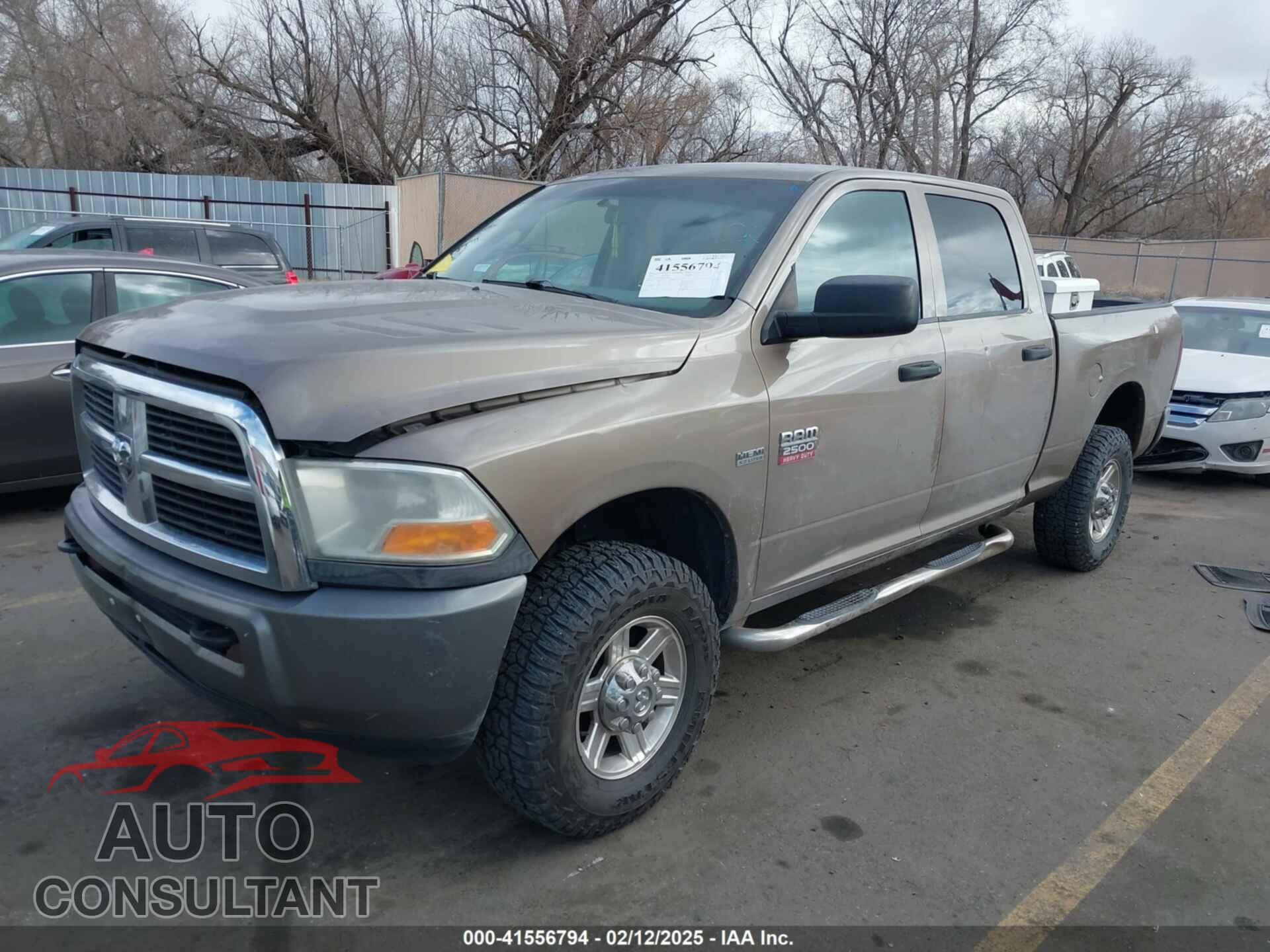 DODGE RAM 2500 2010 - 3D7TT2CT0AG176247