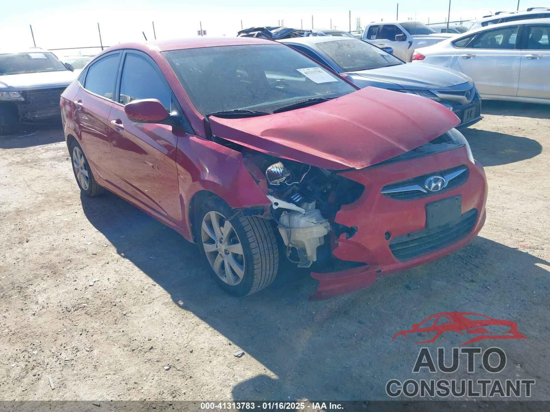 HYUNDAI ACCENT 2012 - KMHCU4AE5CU215238