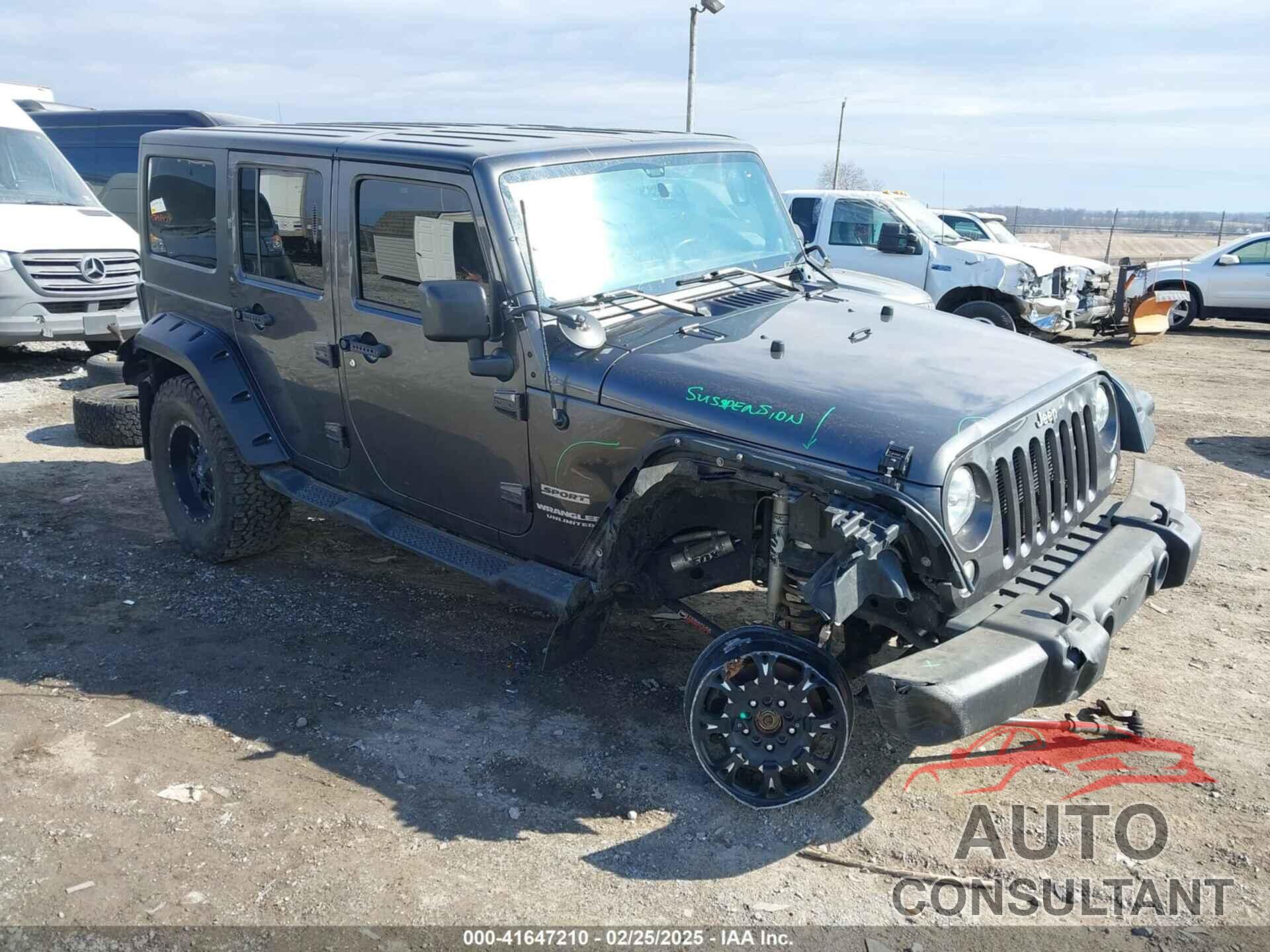 JEEP WRANGLER UNLIMITED 2014 - 1C4HJWDG1EL251271