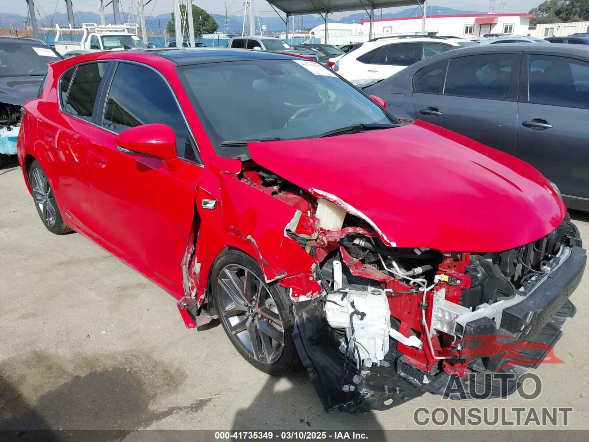 LEXUS CT 200H 2014 - JTHKD5BH1E2181794