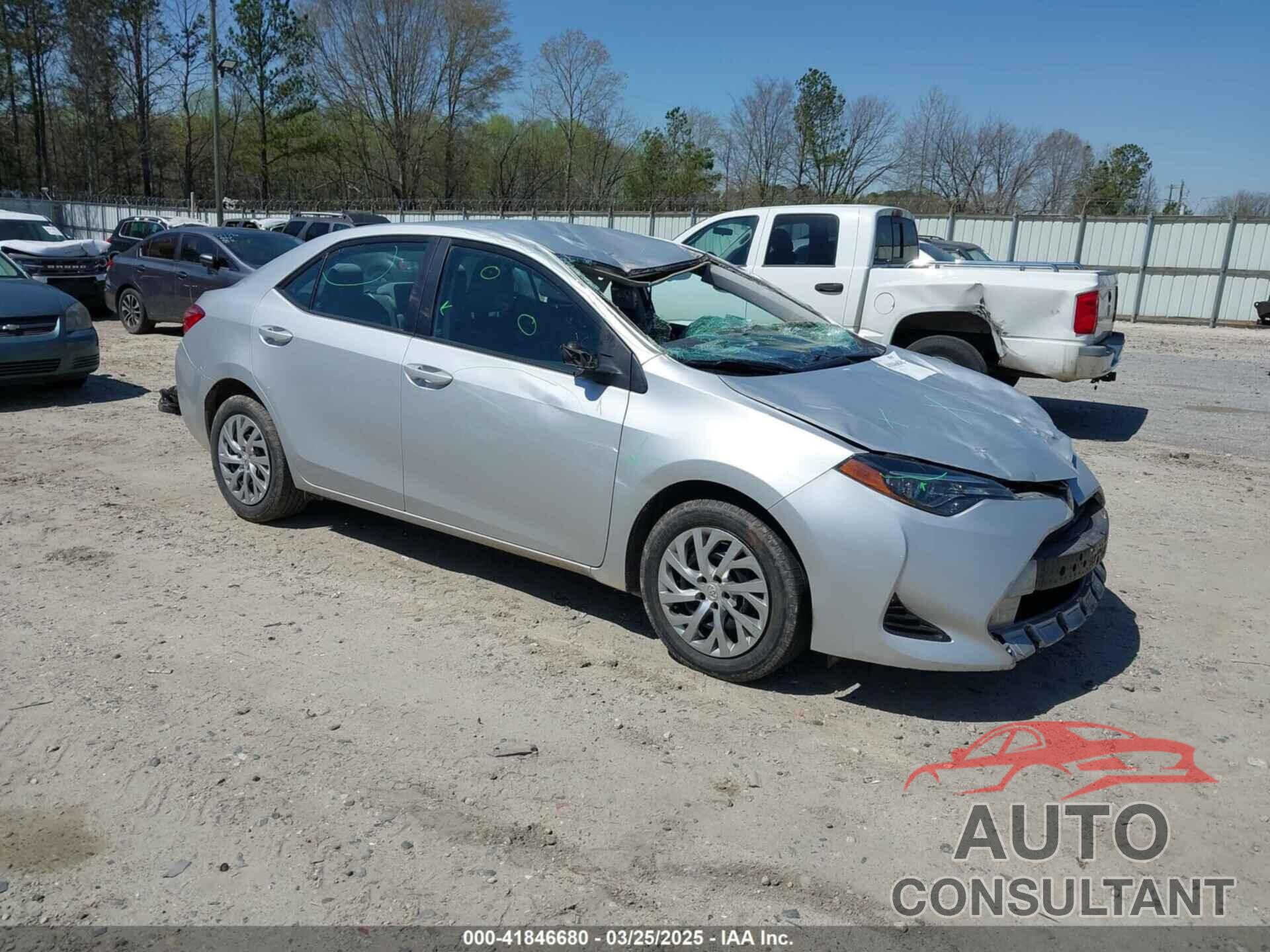 TOYOTA COROLLA 2019 - 2T1BURHE9KC167449