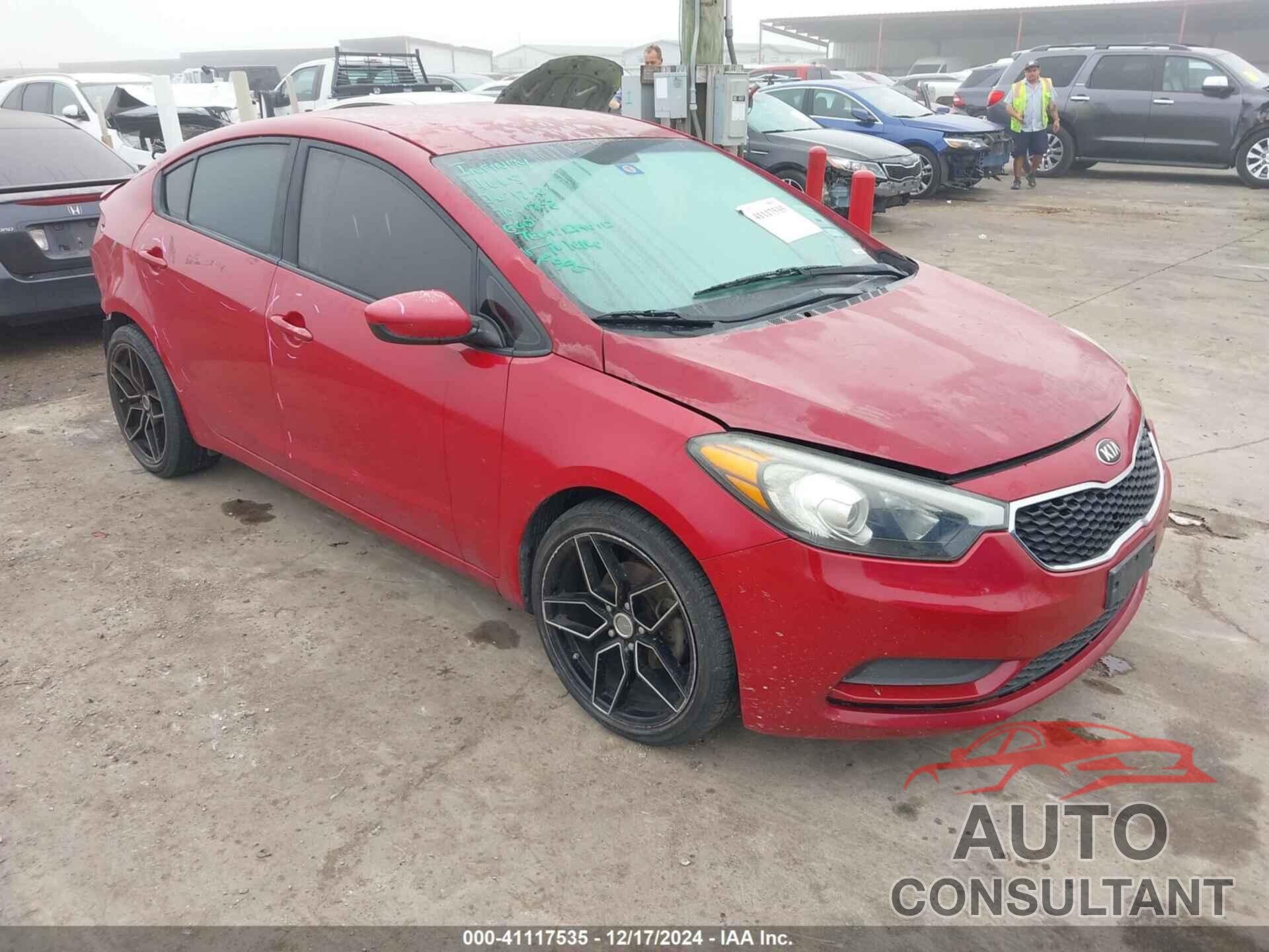 KIA FORTE 2016 - KNAFK4A69G5607667