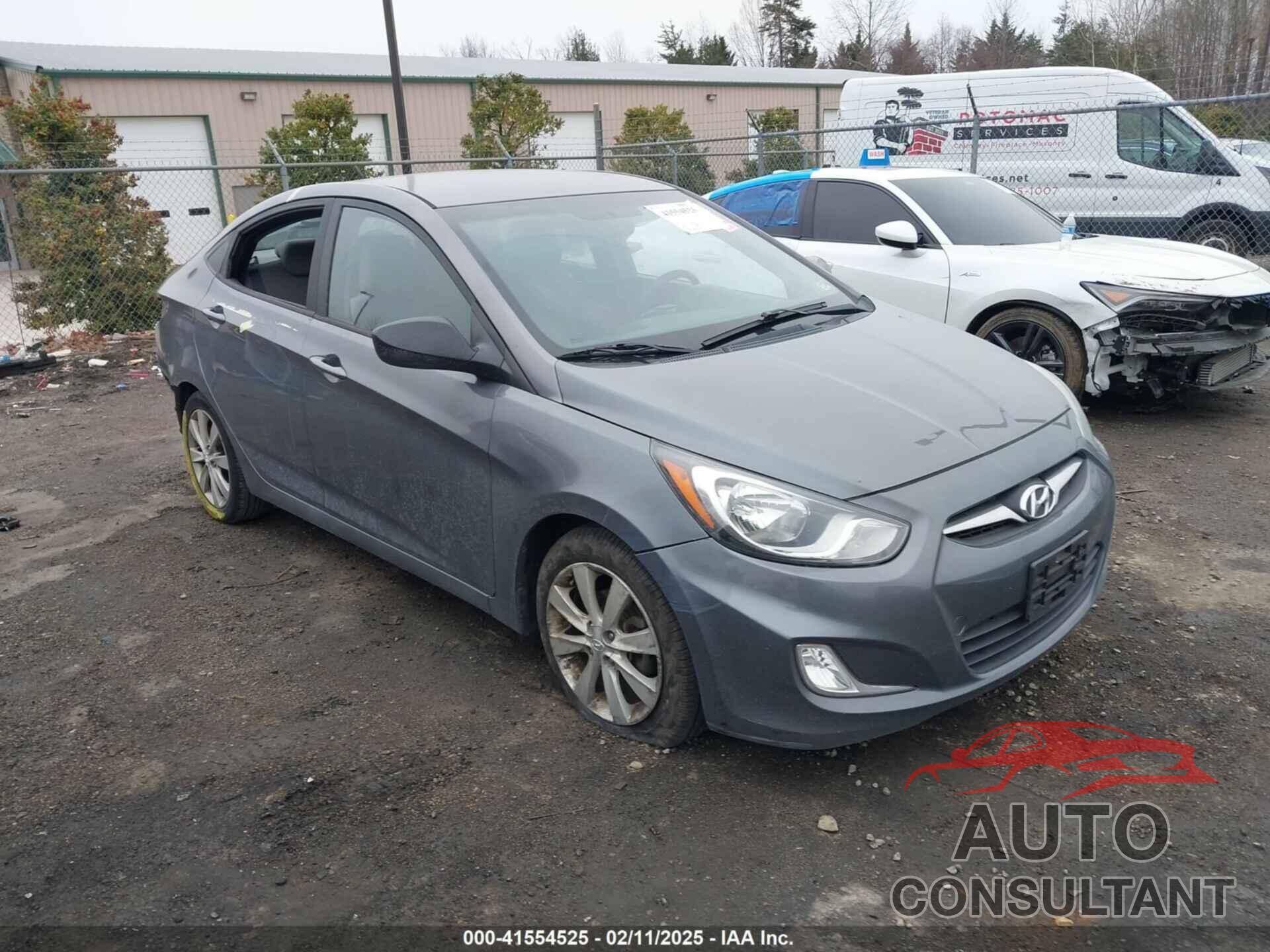HYUNDAI ACCENT 2013 - KMHCU4AE4DU562402