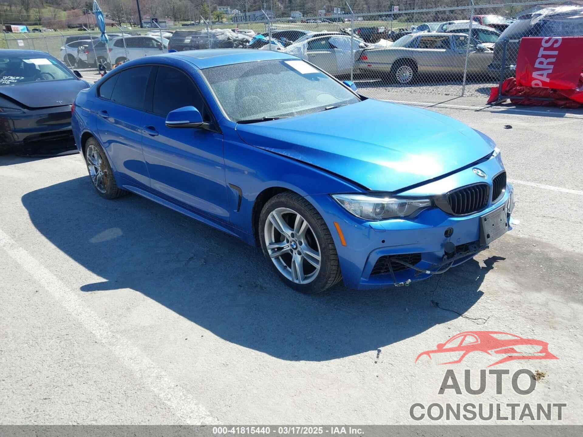 BMW 435I GRAN COUPE 2015 - WBA4B3C57FGV48546