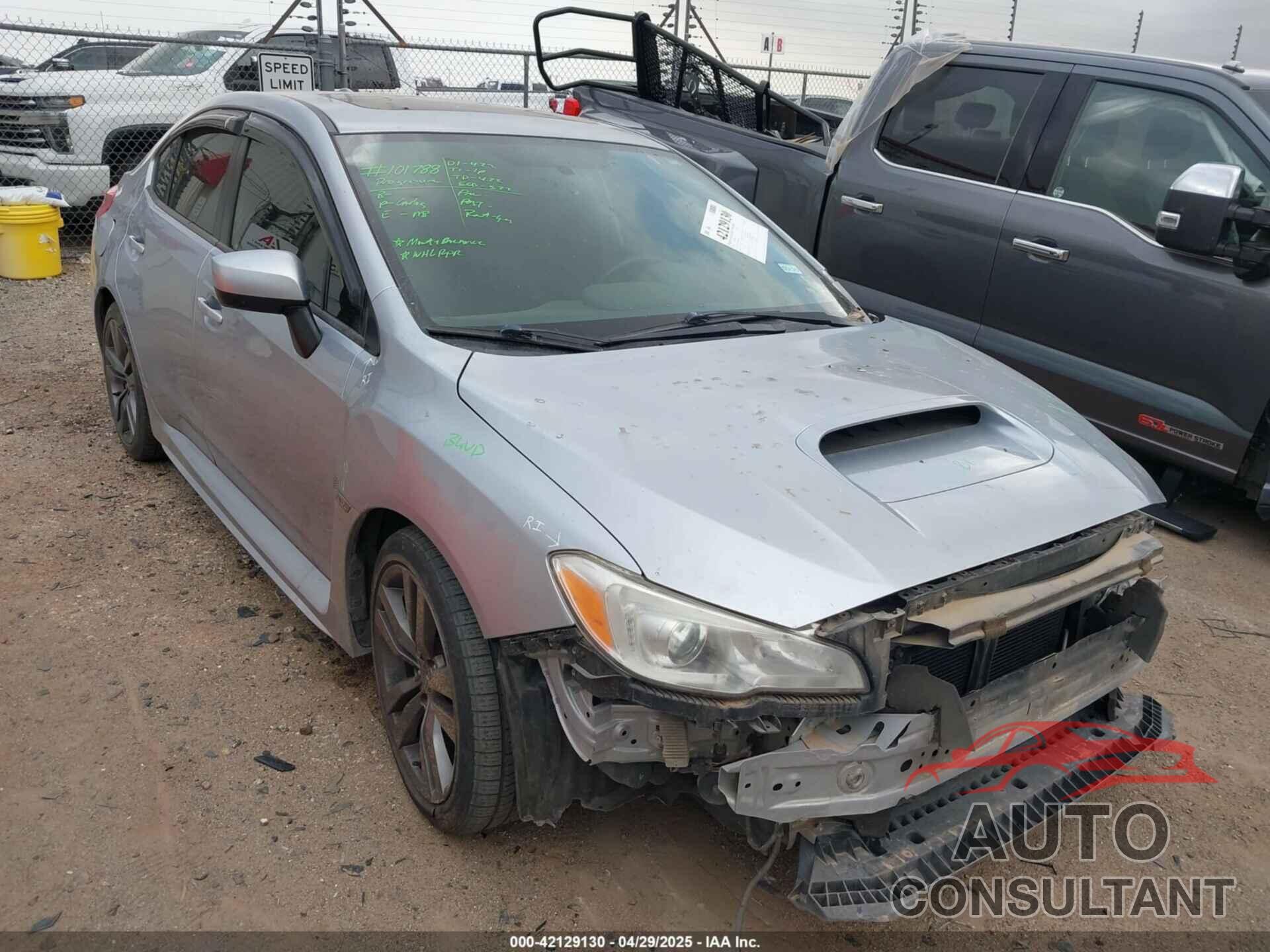 SUBARU WRX 2016 - JF1VA1E65G8802454
