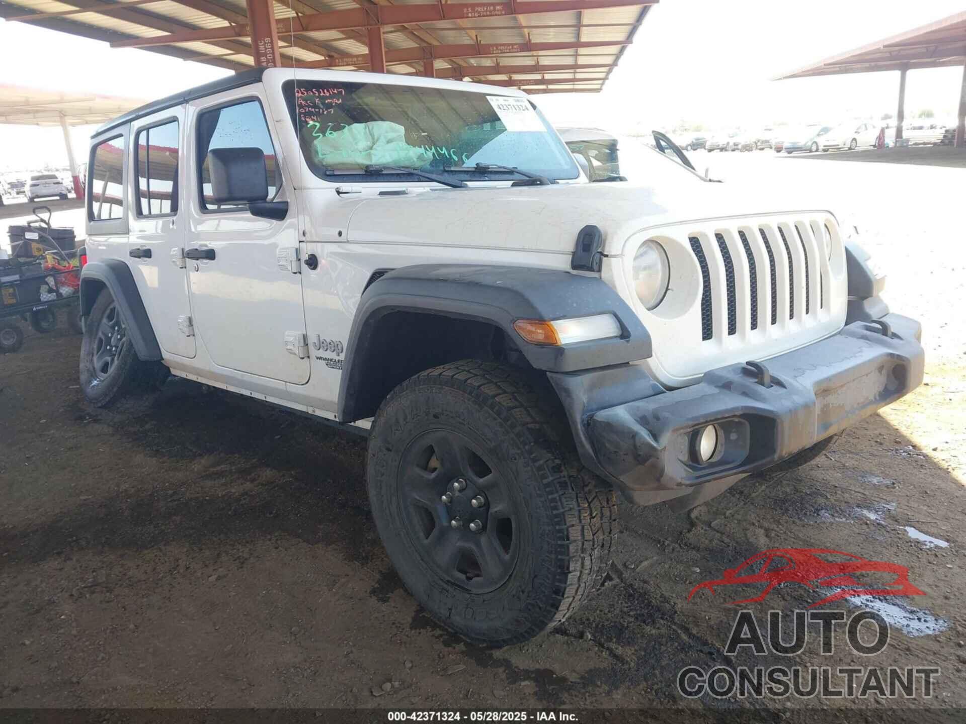 JEEP WRANGLER UNLIMITED 2020 - 1C4HJXDG3LW188241