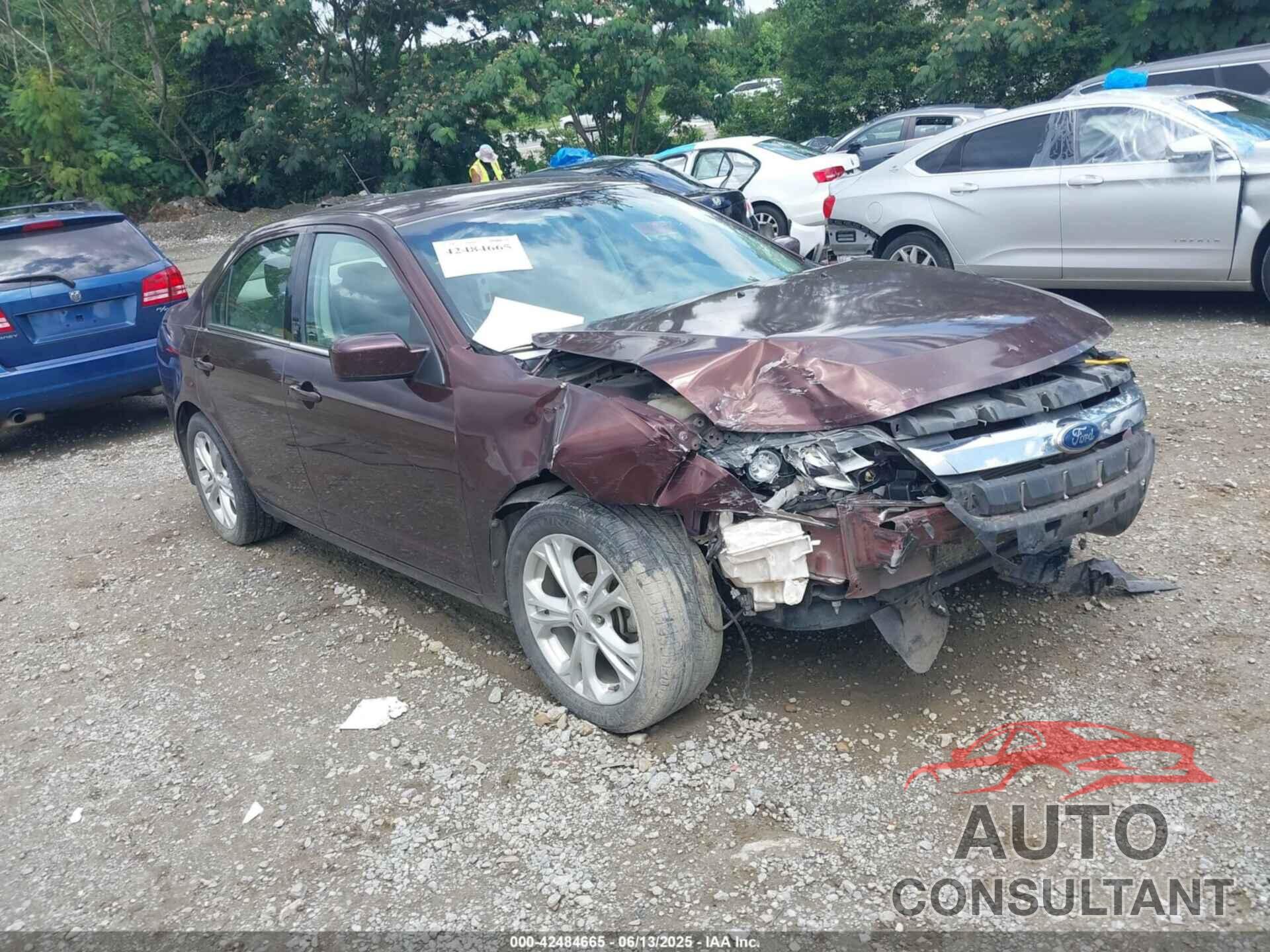 FORD FUSION 2012 - 3FAHP0HA8CR171035