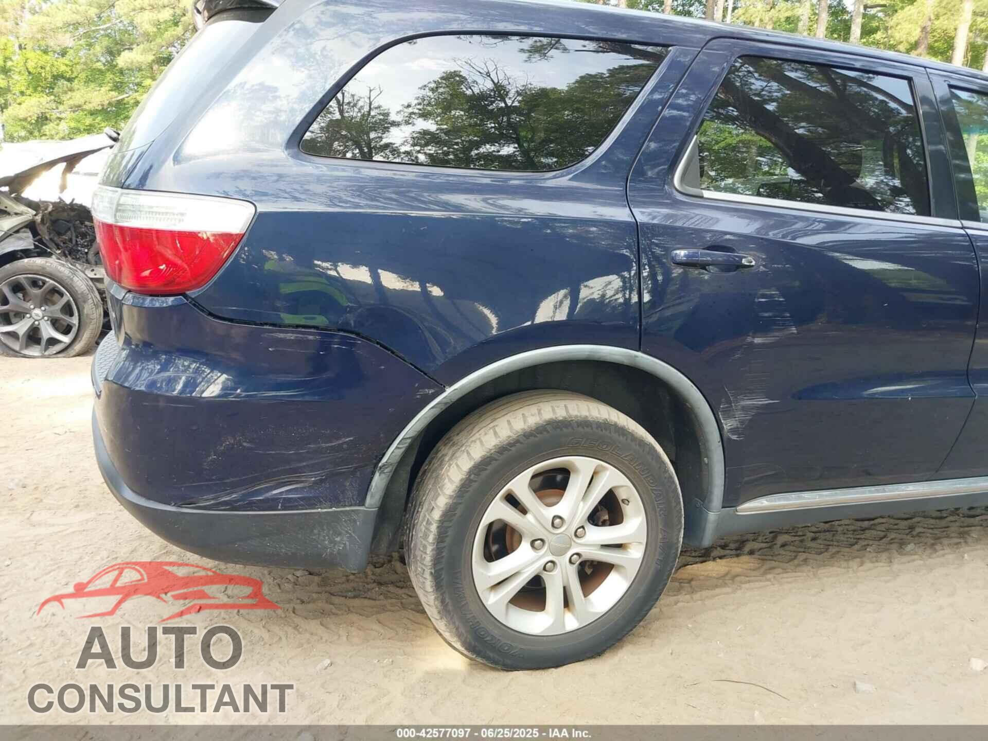 DODGE DURANGO 2012 - 1C4RDHAG1CC169789
