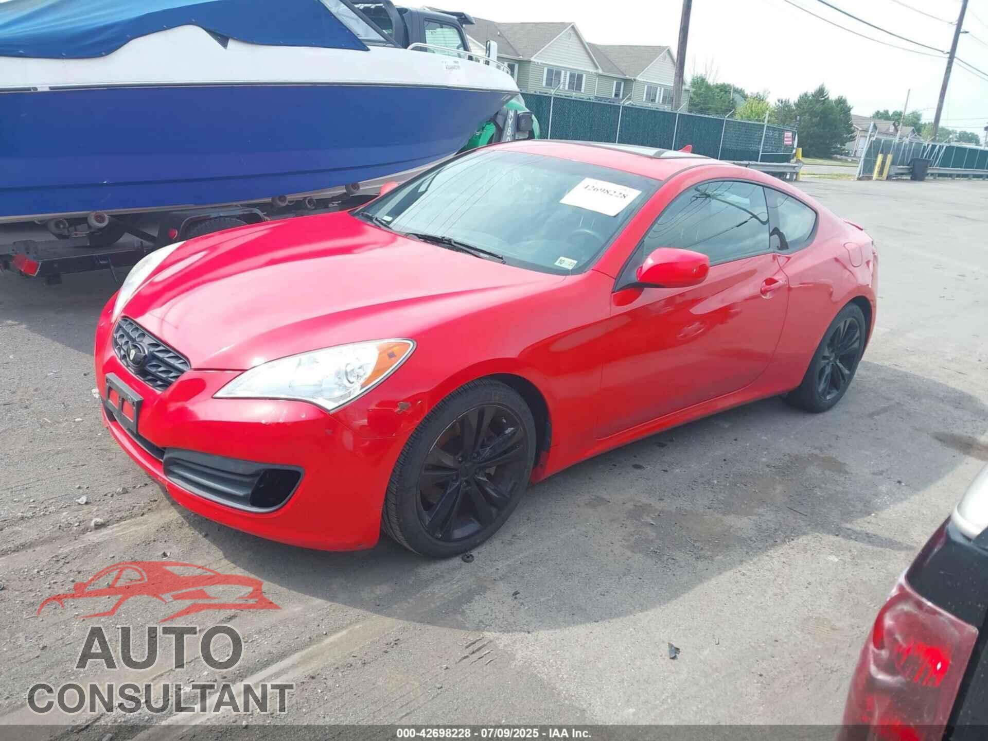 HYUNDAI GENESIS 2012 - KMHHT6KD2CU074610