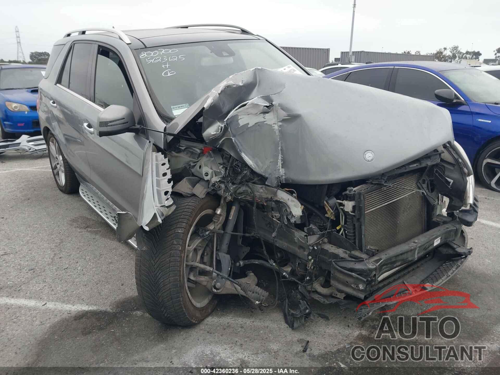 MERCEDES-BENZ ML 350 2015 - 4JGDA5JB6FA499526