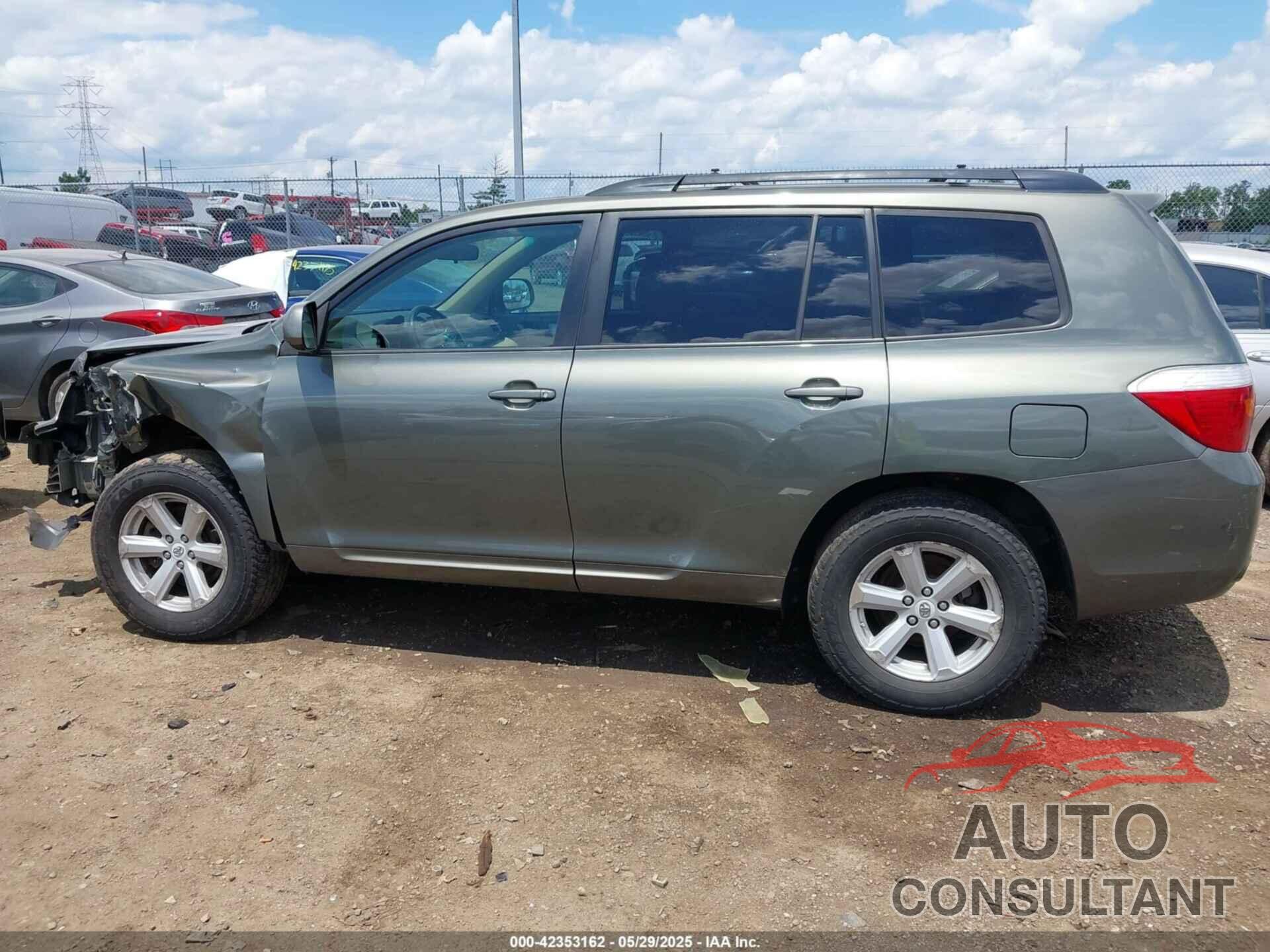 TOYOTA HIGHLANDER 2010 - 5TDJK3EH8AS020087