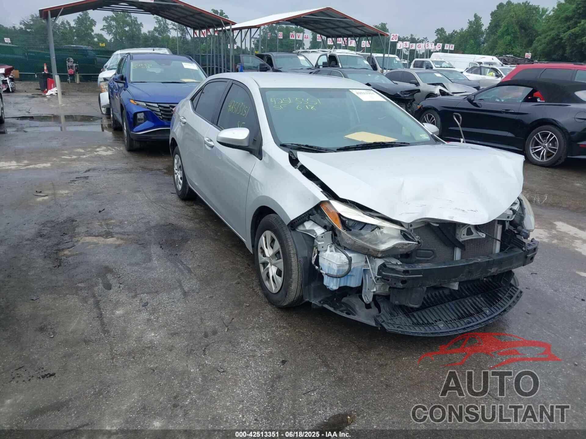 TOYOTA COROLLA 2015 - 2T1BURHE0FC432880