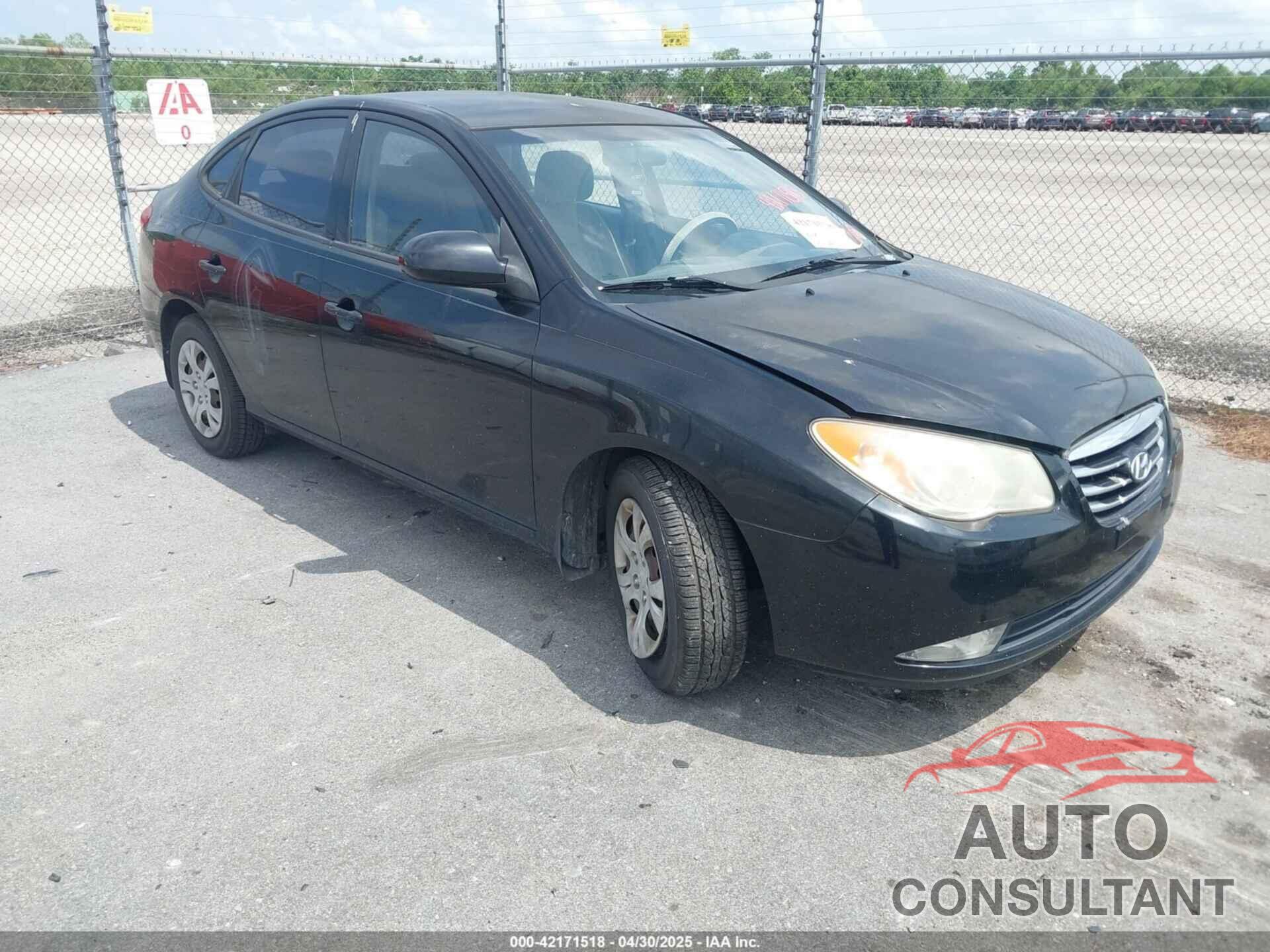 HYUNDAI ELANTRA 2010 - KMHDU4AD2AU008671