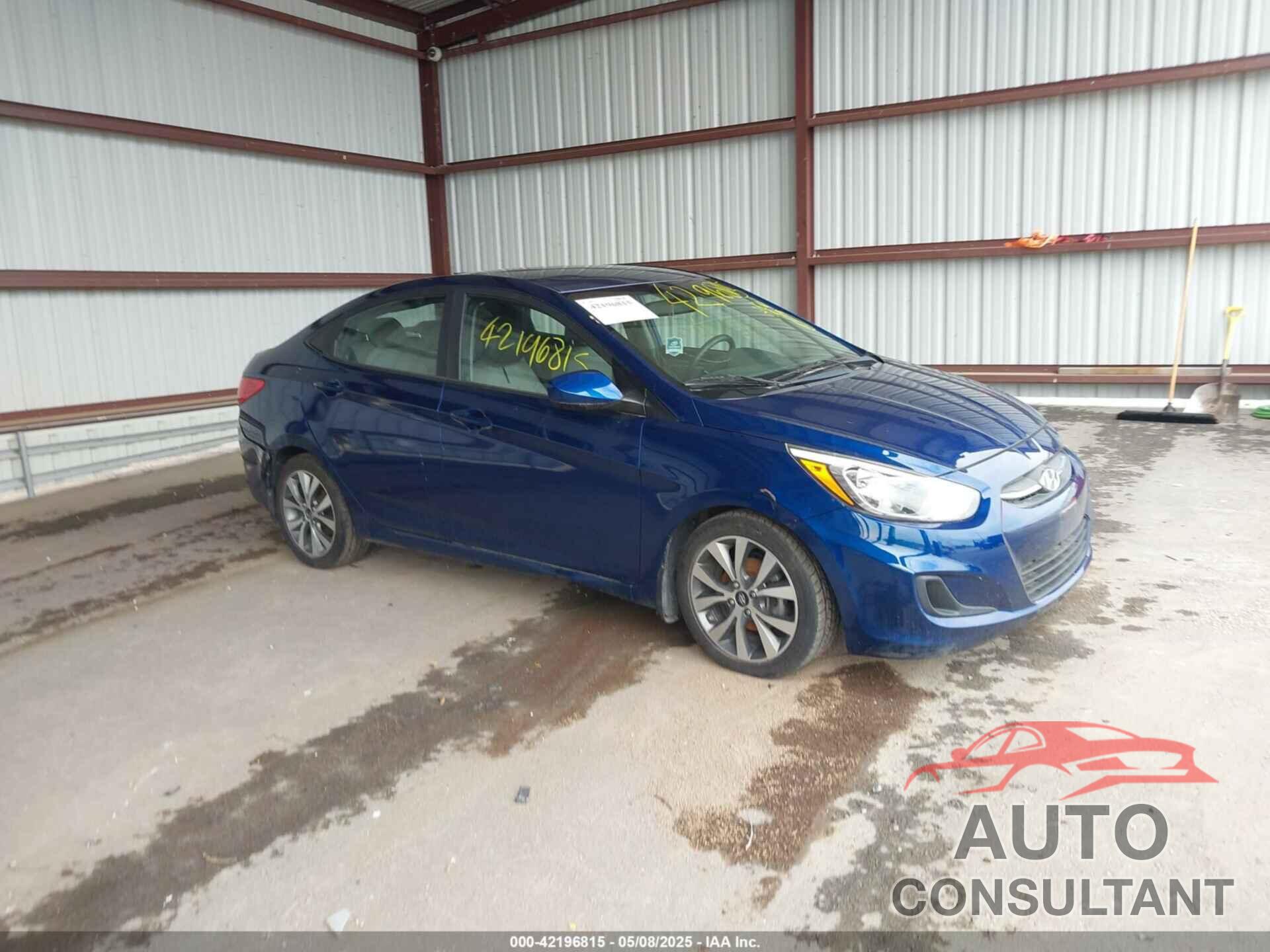HYUNDAI ACCENT 2017 - KMHCT4AE9HU275887
