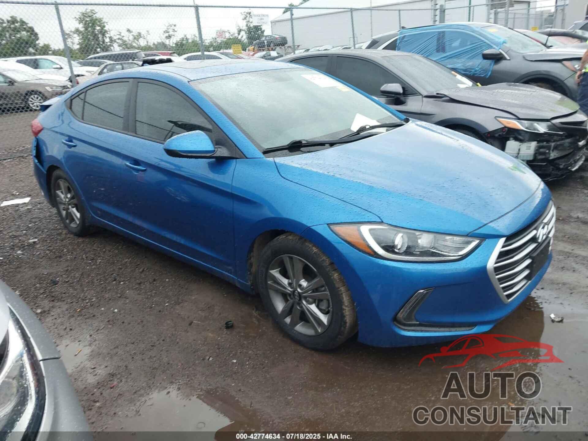 HYUNDAI ELANTRA 2017 - 5NPD84LF5HH200775
