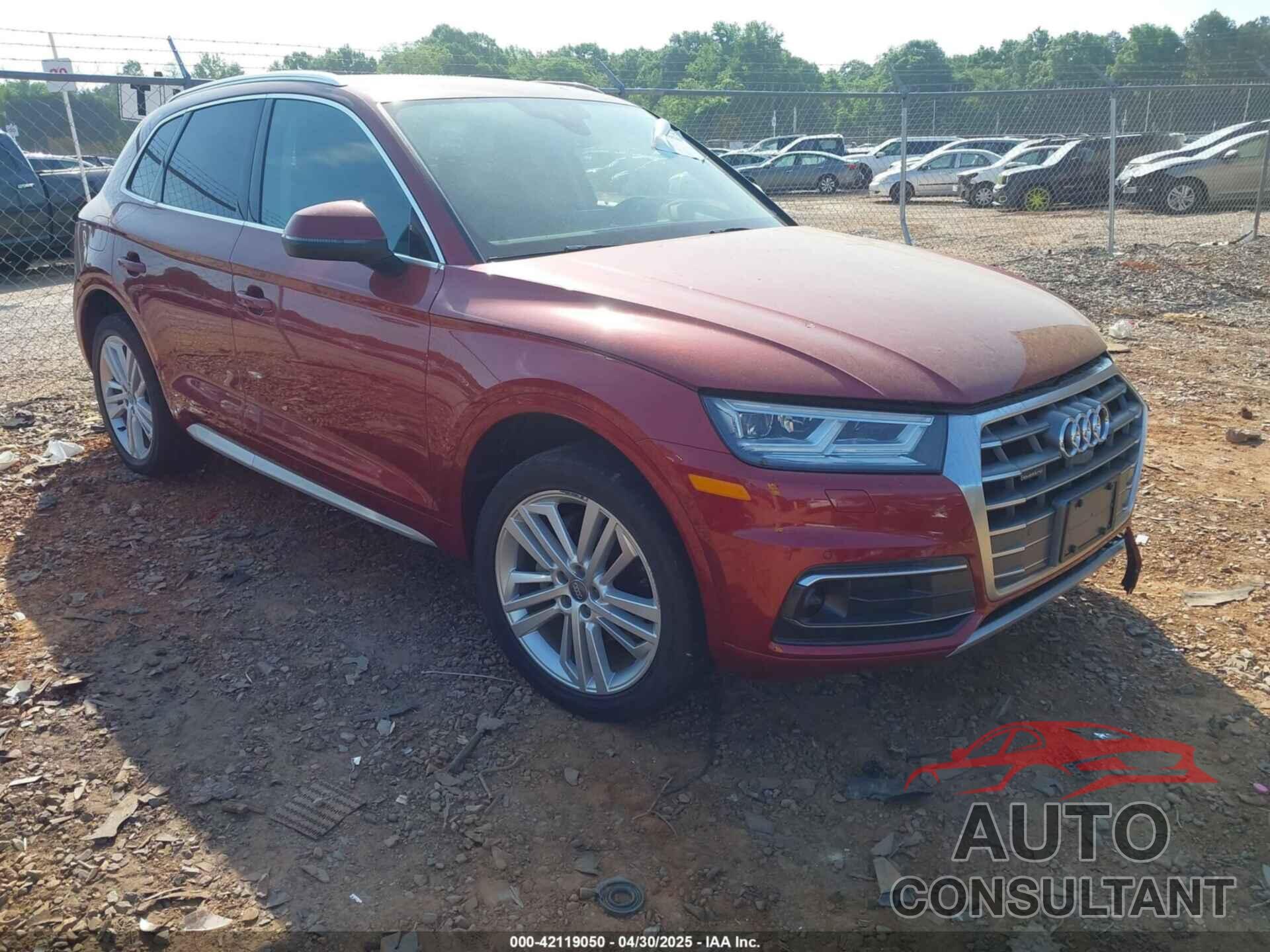 AUDI Q5 2018 - WA1CNAFYXJ2122320