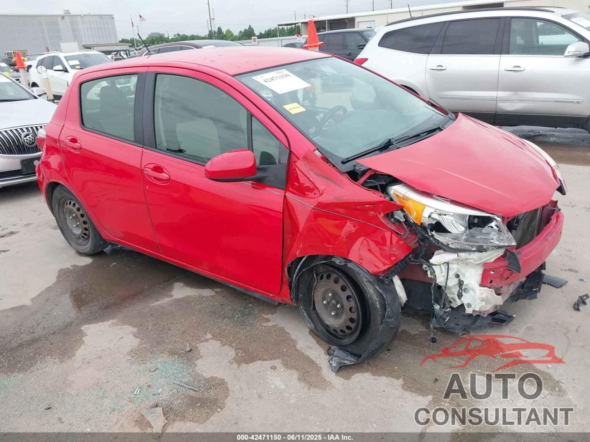 TOYOTA YARIS 2013 - JTDKTUD35DD551387