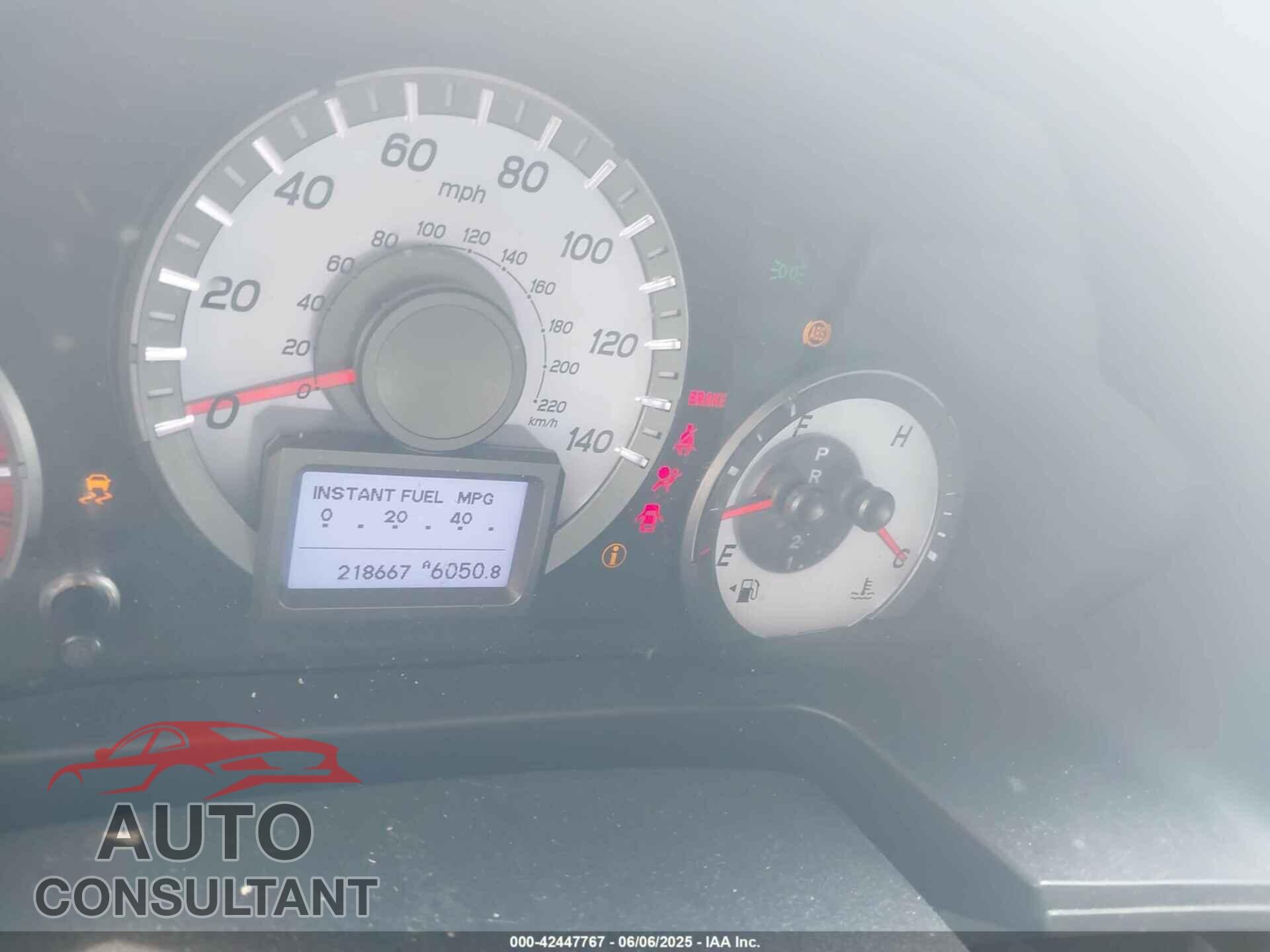HONDA PILOT 2012 - 5FNYF4H95CB037112