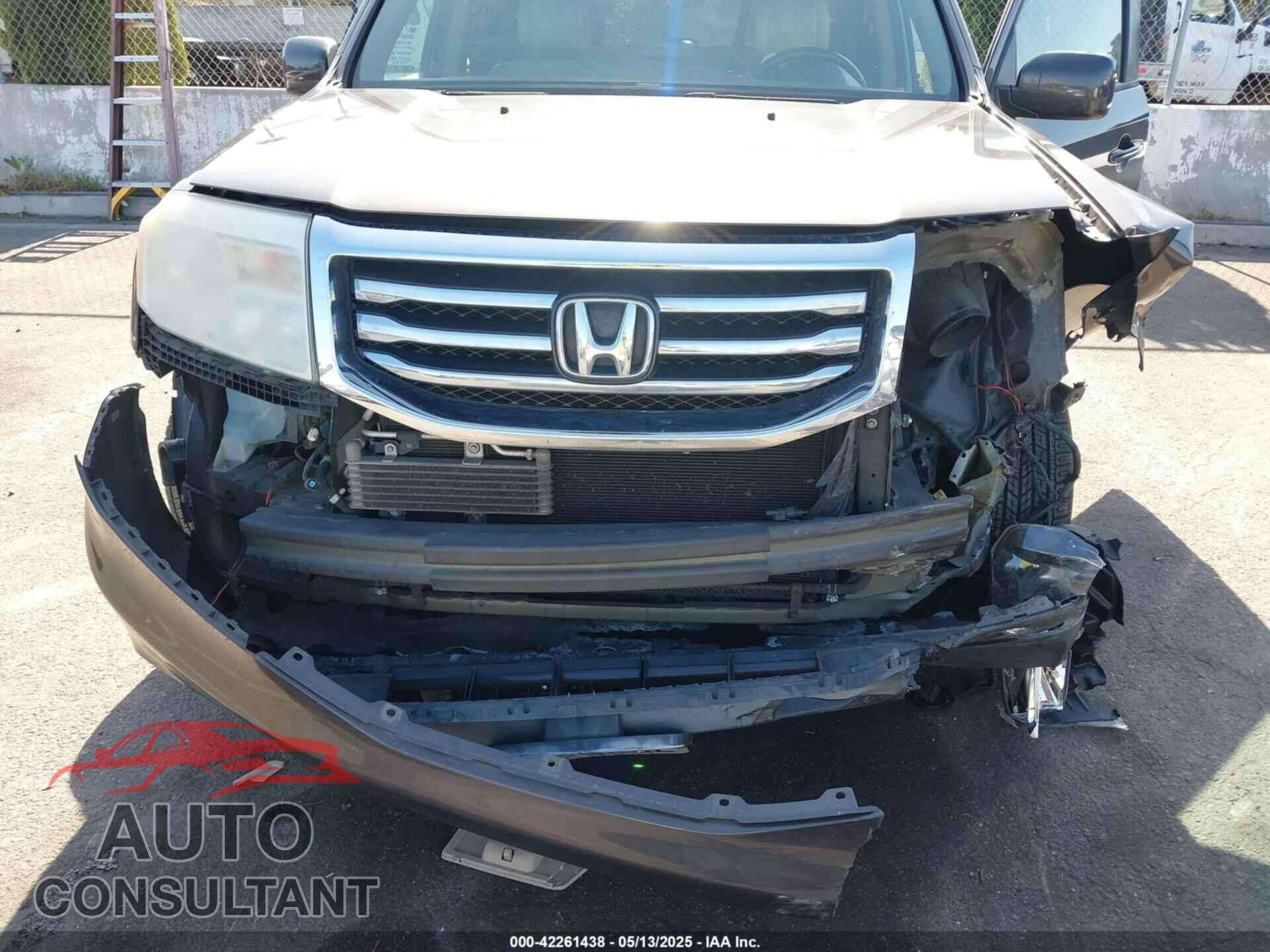 HONDA PILOT 2012 - 5FNYF4H75CB048285