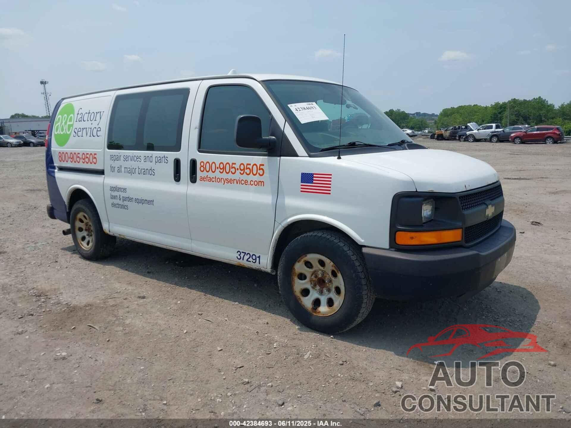 CHEVROLET EXPRESS 1500 2013 - 1GCSGAFX6D1170717