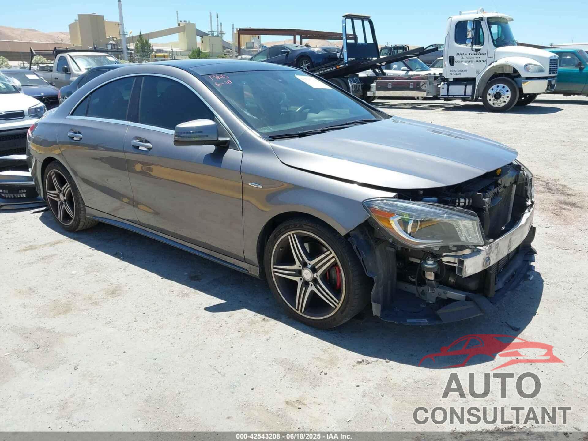 MERCEDES-BENZ CLA 250 2016 - WDDSJ4EB9GN374133