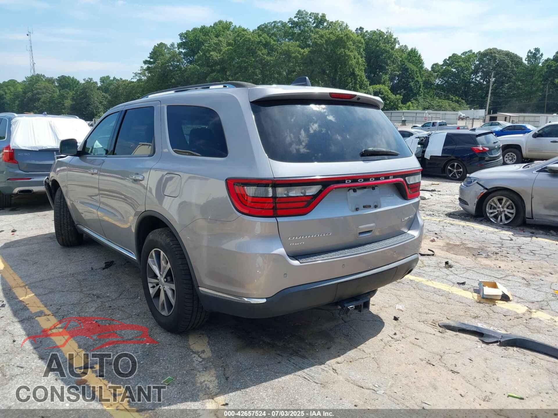 DODGE DURANGO 2016 - 1C4RDJDG1GC362212