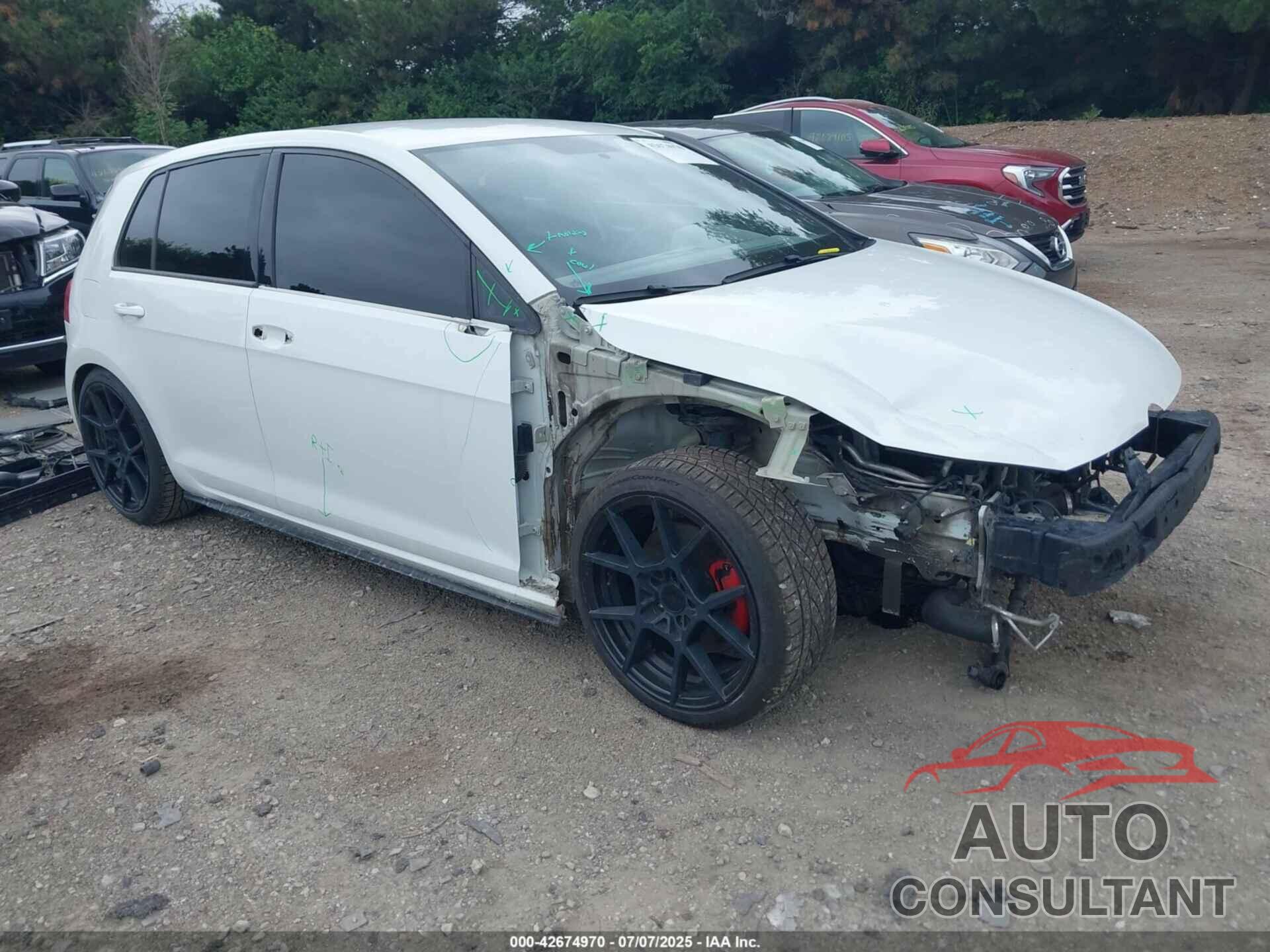 VOLKSWAGEN GOLF GTI 2016 - 3VW5T7AU2GM015370