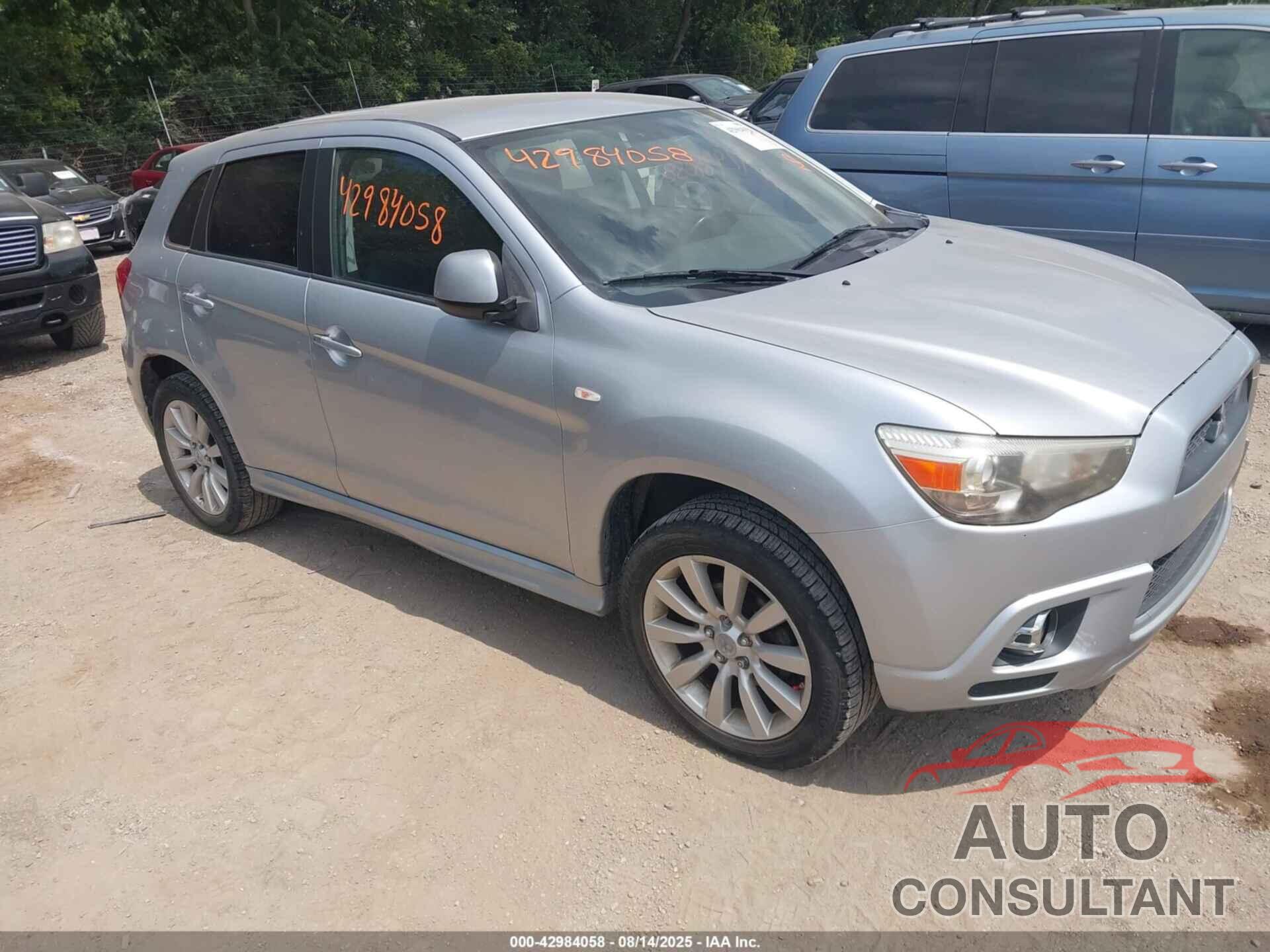 MITSUBISHI OUTLANDER SPORT 2011 - JA4AP4AU0BZ010609