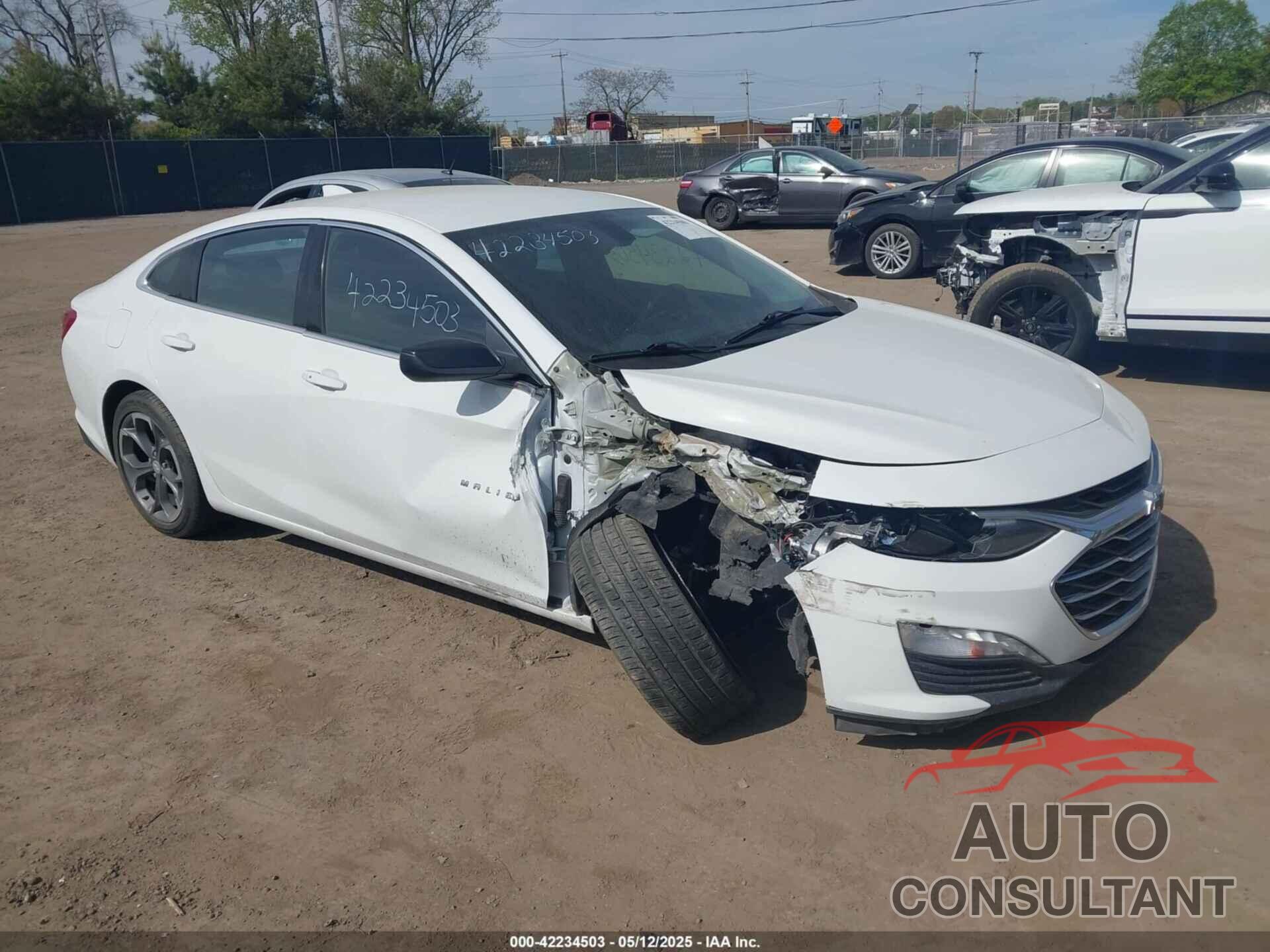 CHEVROLET MALIBU 2020 - 1G1ZD5ST9LF106716