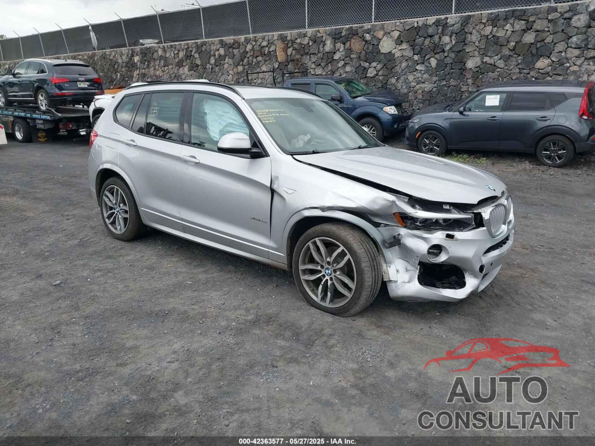 BMW X3 2015 - 5UXWX9C50F0D54757