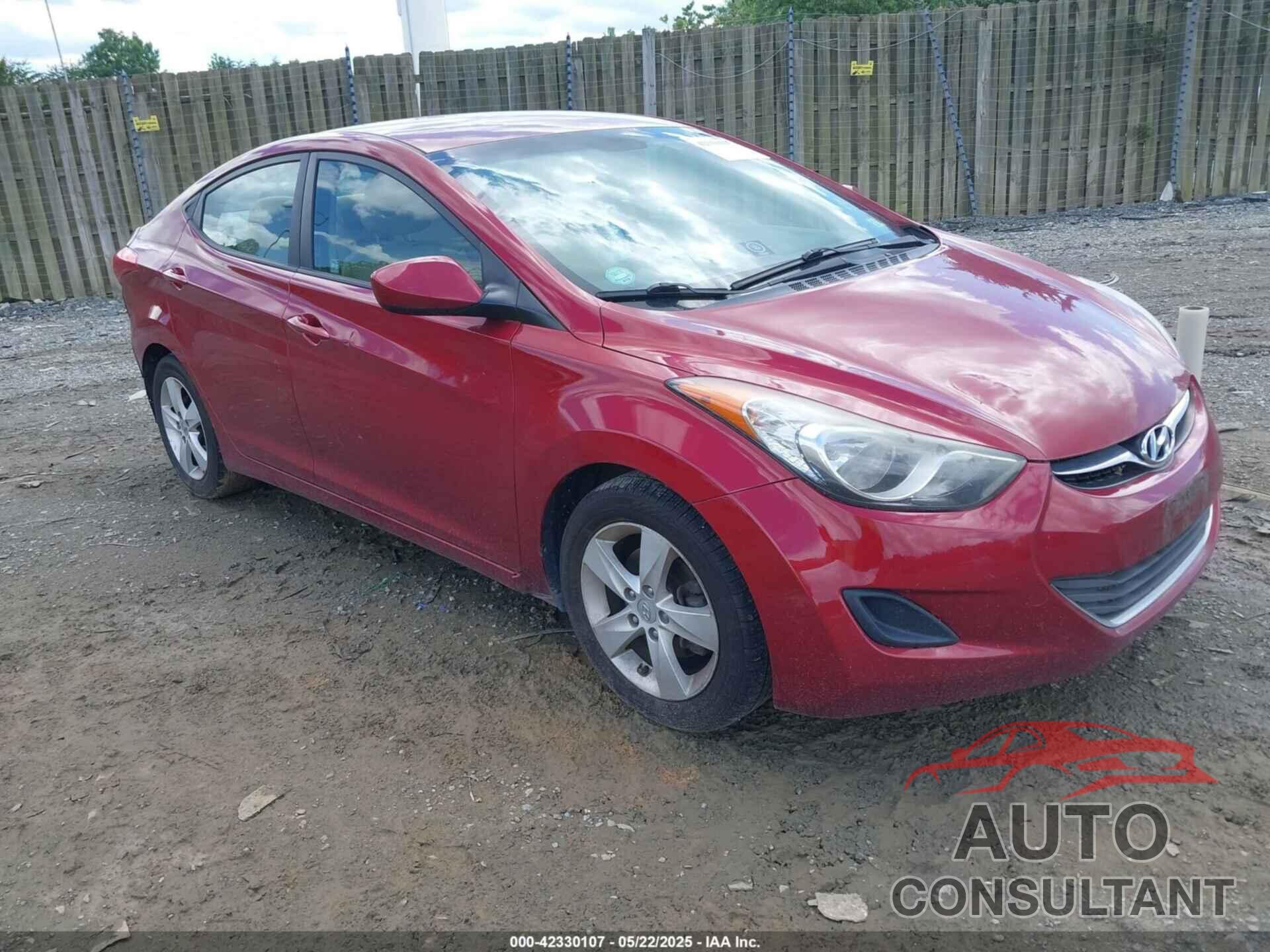HYUNDAI ELANTRA 2013 - 5NPDH4AE9DH437581