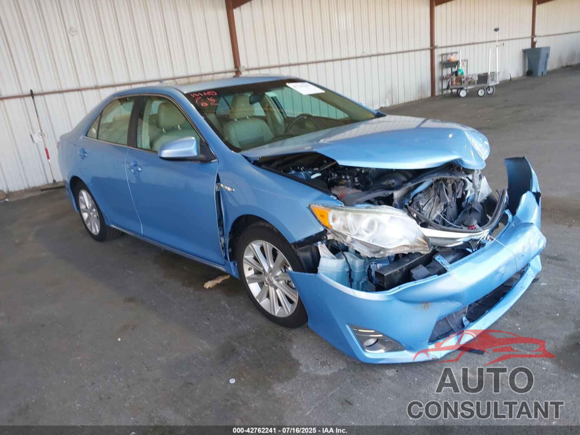 TOYOTA CAMRY HYBRID 2012 - 4T1BD1FK6CU025456