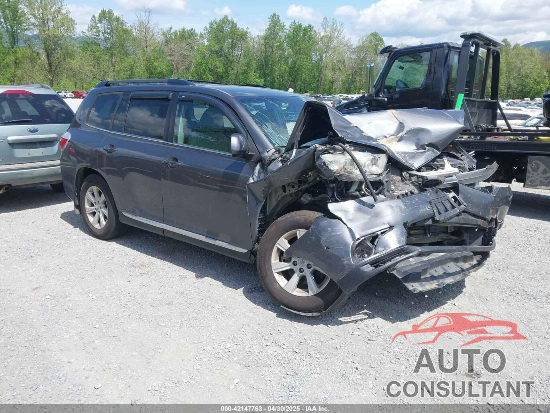 TOYOTA HIGHLANDER 2013 - 5TDBK3EH4DS189905