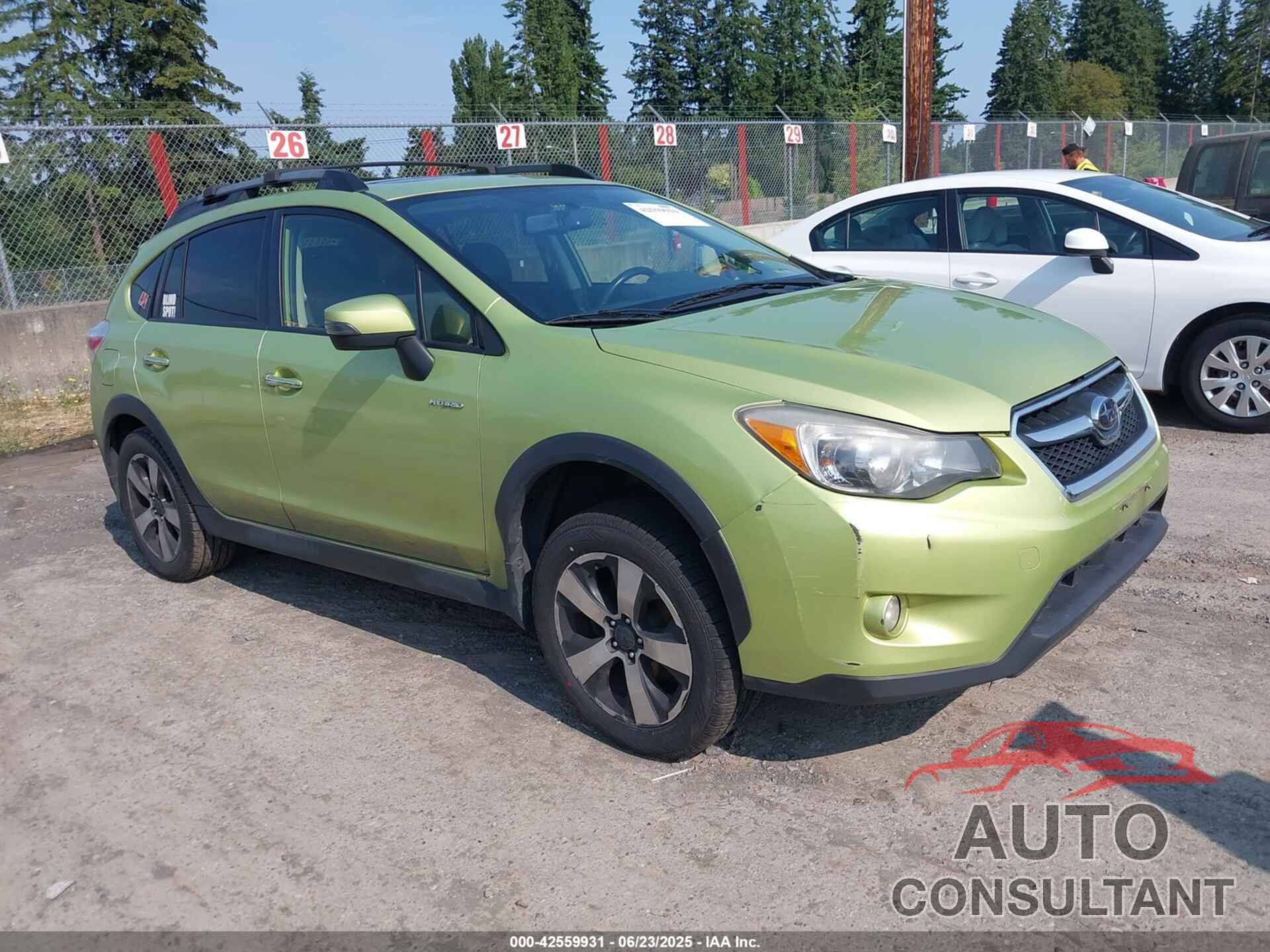 SUBARU XV CROSSTREK HYBRID 2015 - JF2GPBPC1FH226520