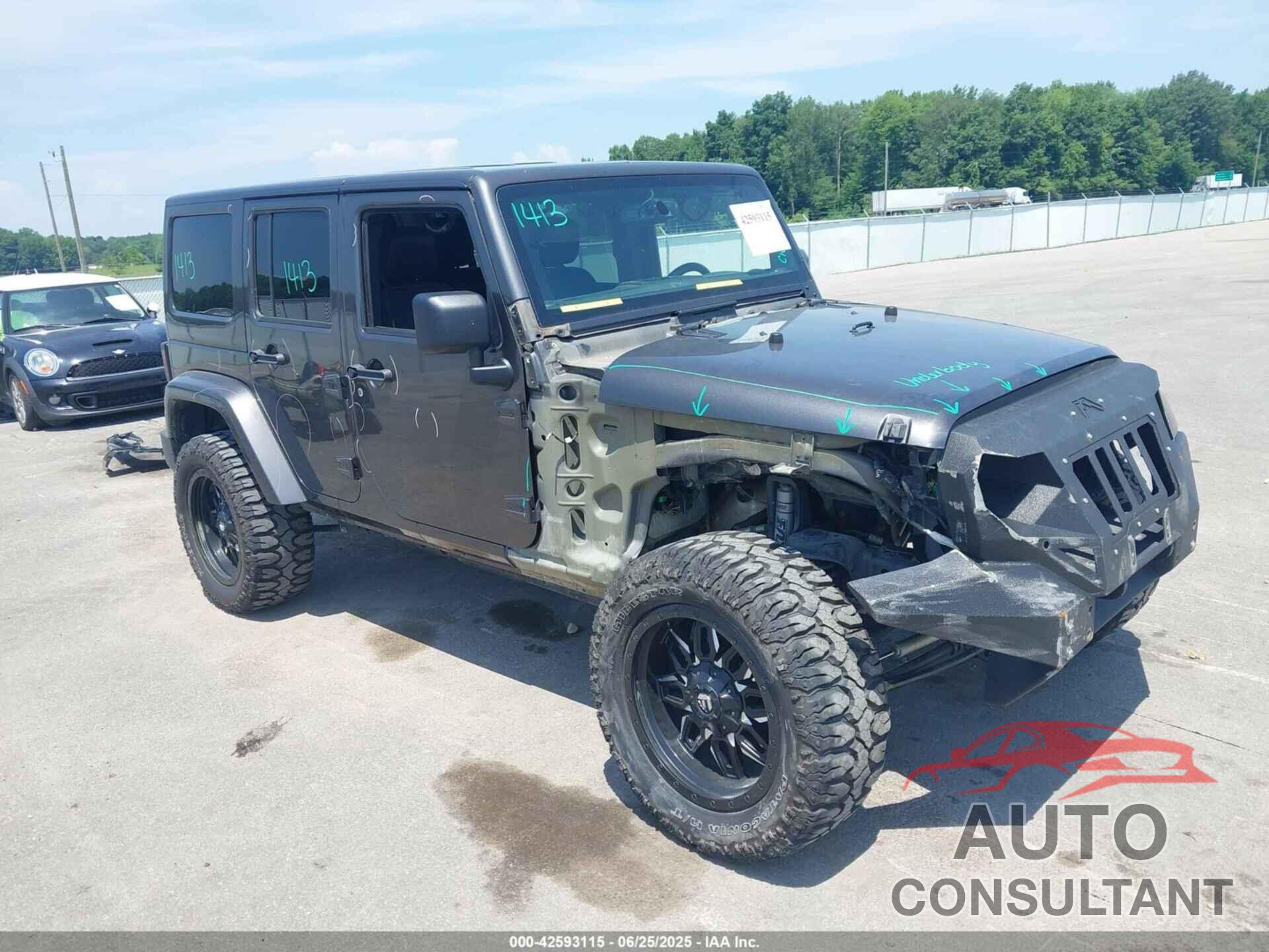 JEEP WRANGLER UNLIMITED 2017 - 1C4BJWEG4HL590003
